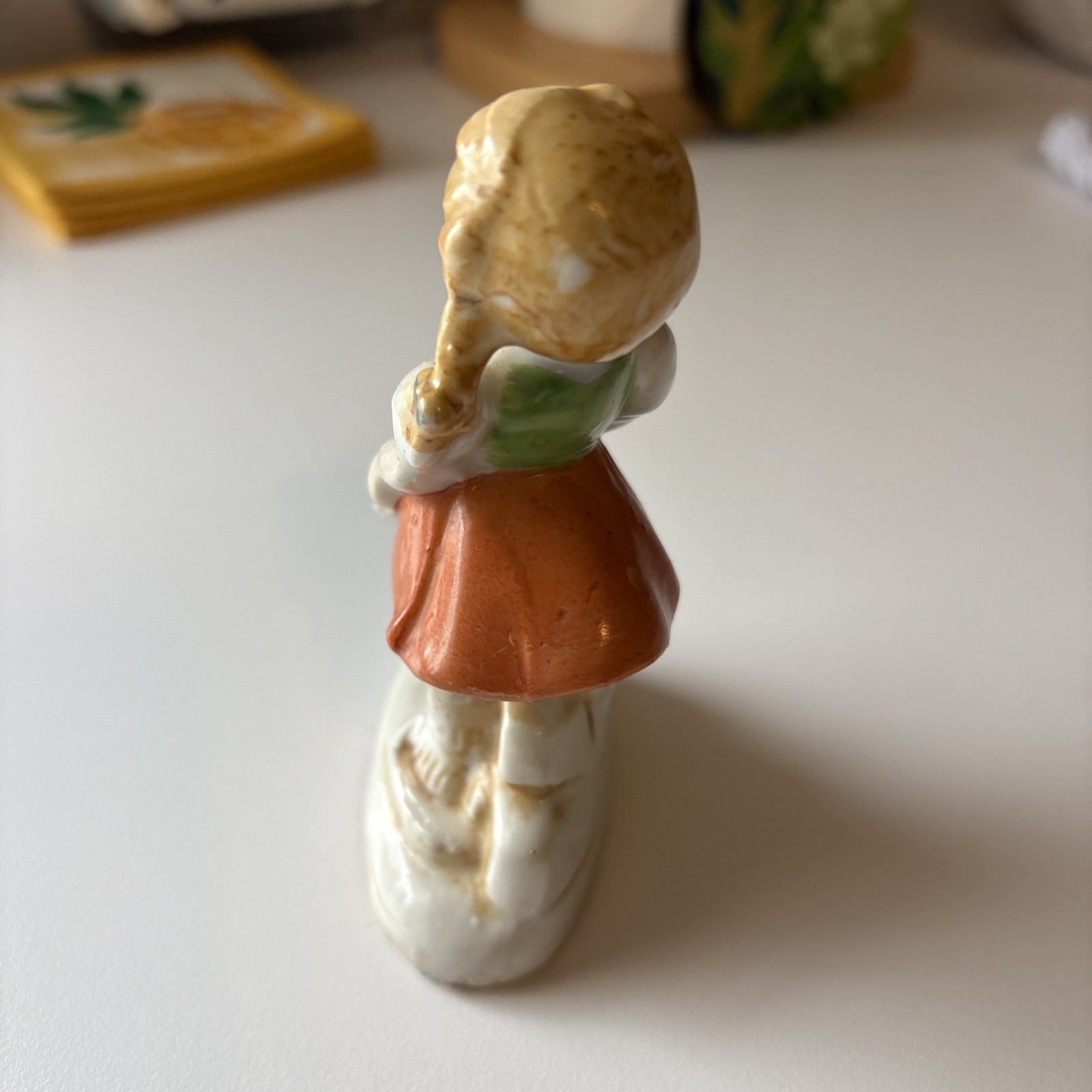 Girl Singing 1940’s Figurine Japan. Smoke Free Home