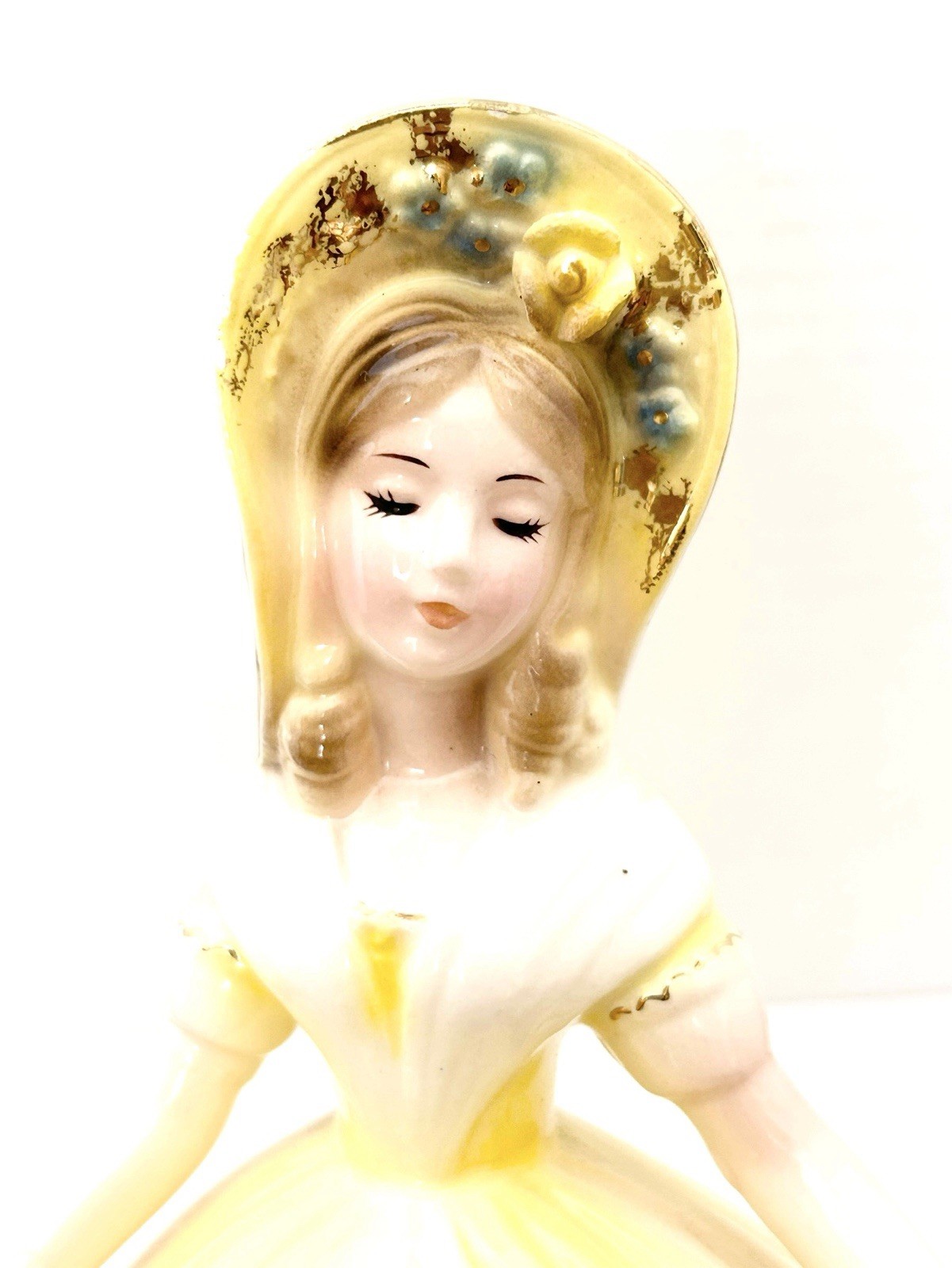 Josef Originals Elegant Ladies Series First Date Figurine Puppy Dog Large 8 3/4”