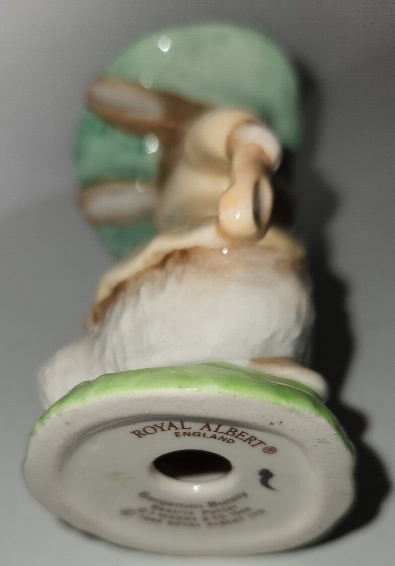 Vintage Beswick Beatrix Potter Benjamin Bunny Figurine BP3c 1985 – 1988 4″ High