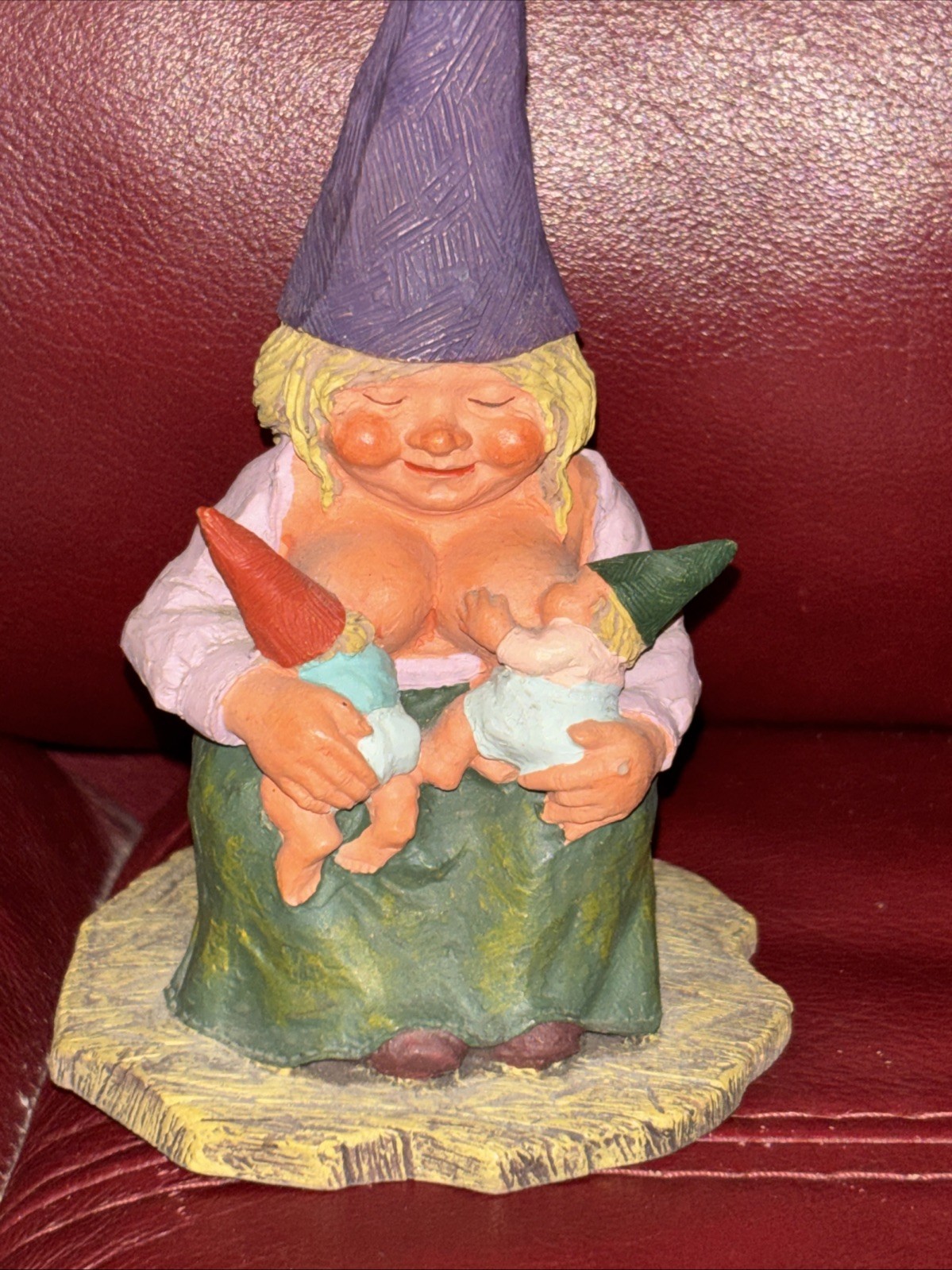 Rien Poortvliet “Catherine with babies” Gnomes figurine By Egbert Twin Gift