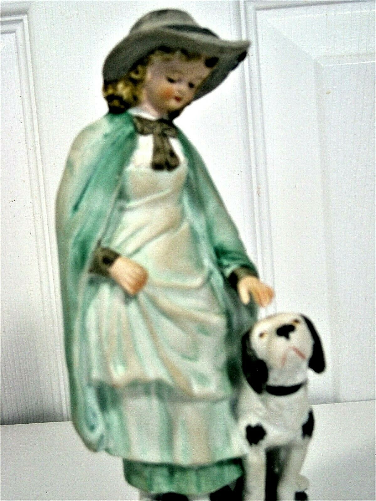 Vintage Ethan Allen Boy with Dog Girl with Dog figurines 3213A GIFT
