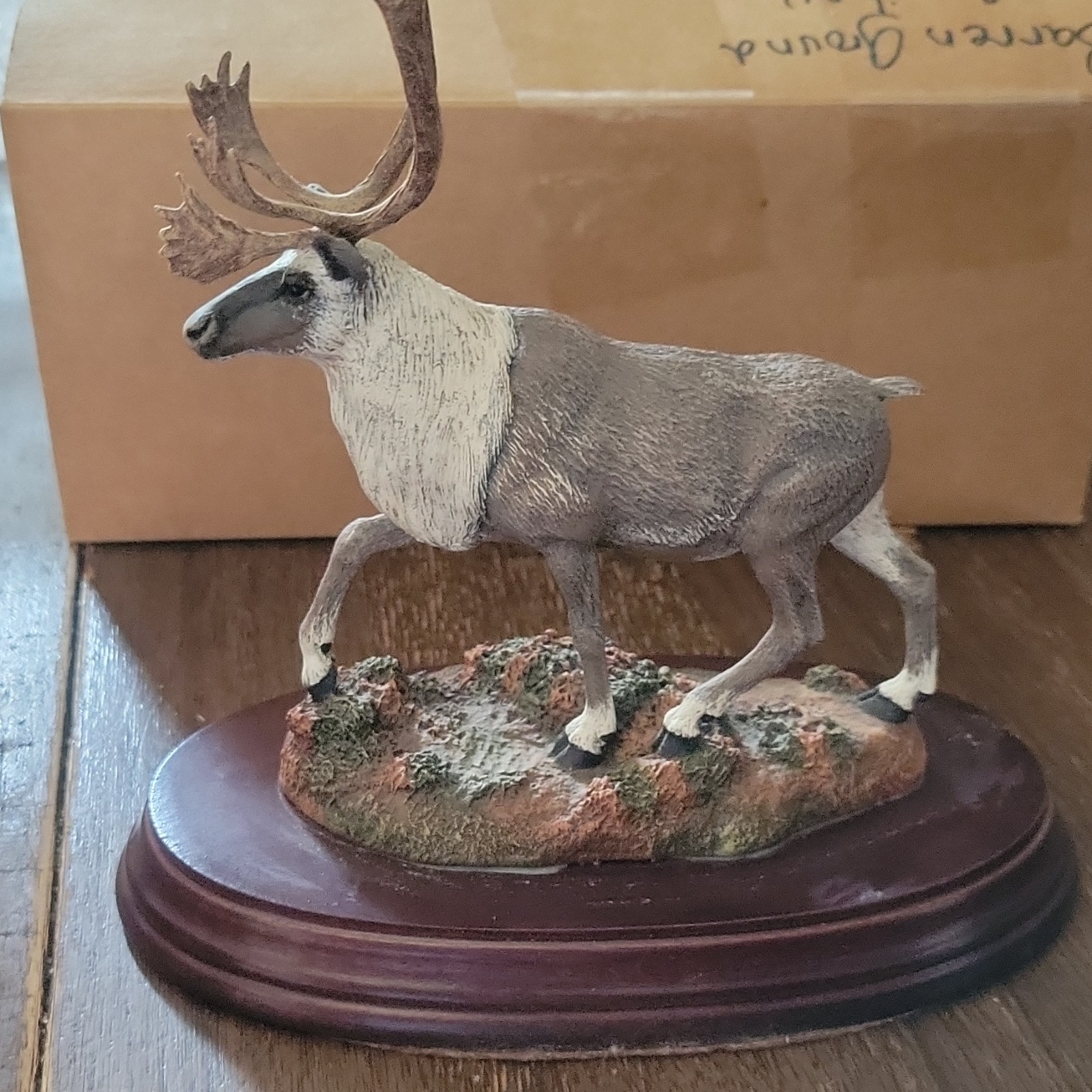 The Hamilton Collection Caribou Cold-Cast Bronze Sculpture, Deaton
