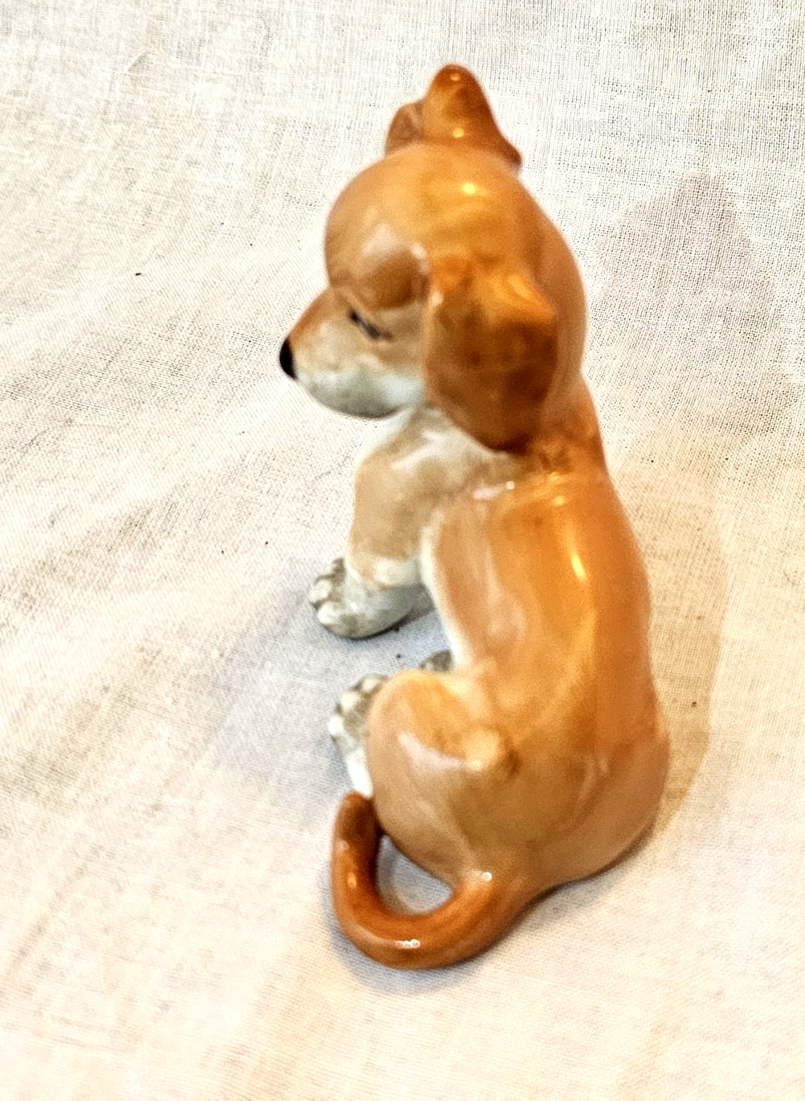 Augarten Wien Skye Terrier Dog Figurine Hand Painted