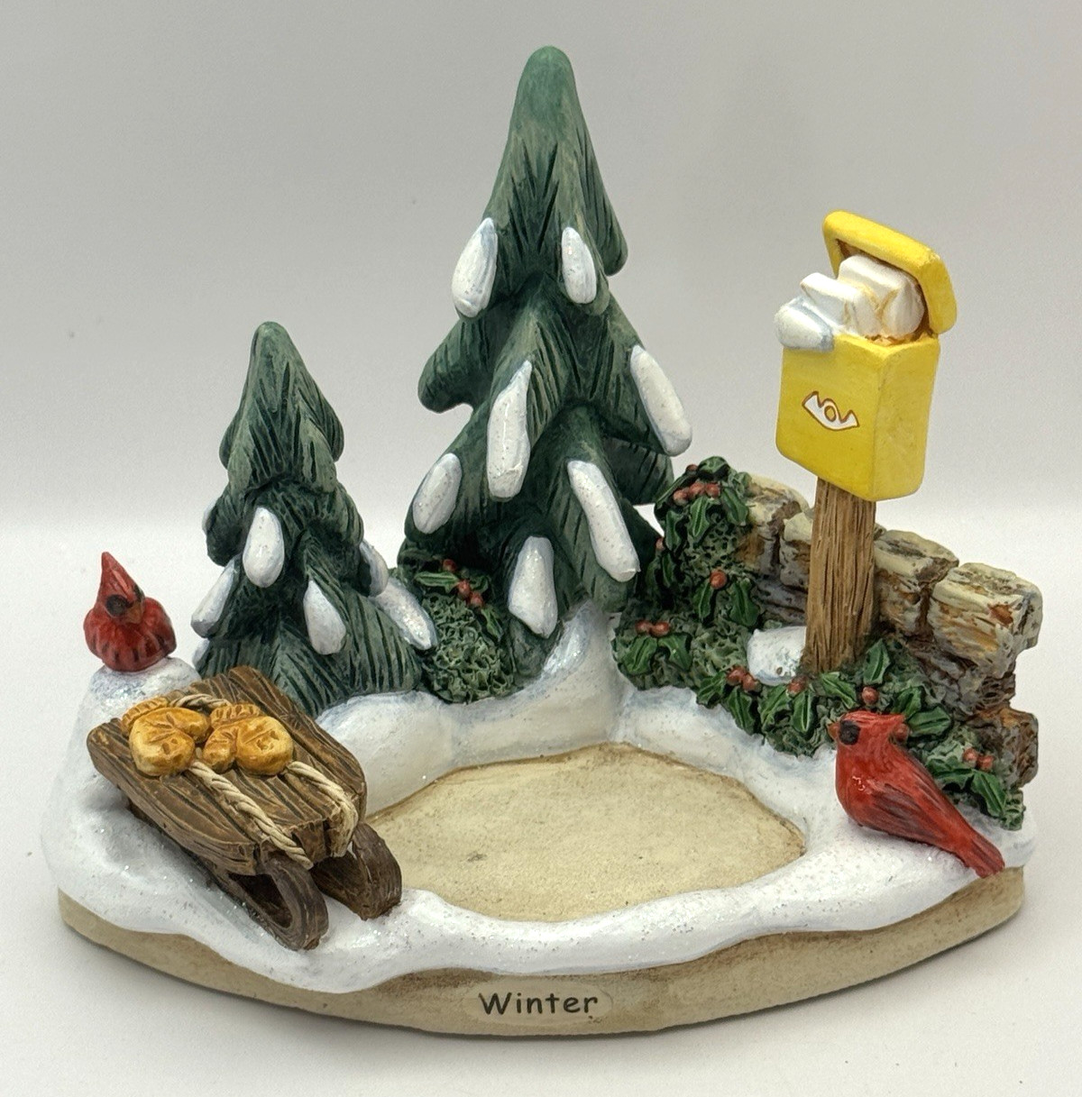 Goebel Hummel Scape Winter Magic 2004 & All Bundled Up Hummel Figurine 2221