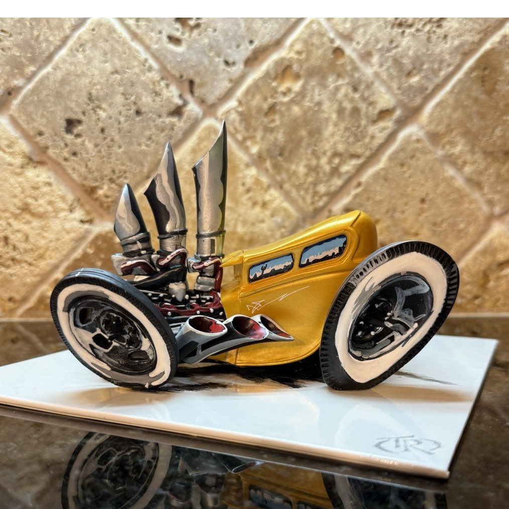 Enesco Speed Freaks(FLATHEAD FLYER) Figurine by Terry Ross, Boxed