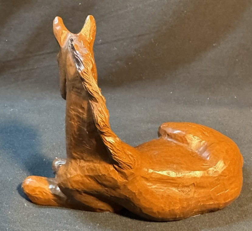 Red Mill Mfg. Walnut Resin Horse Figurine