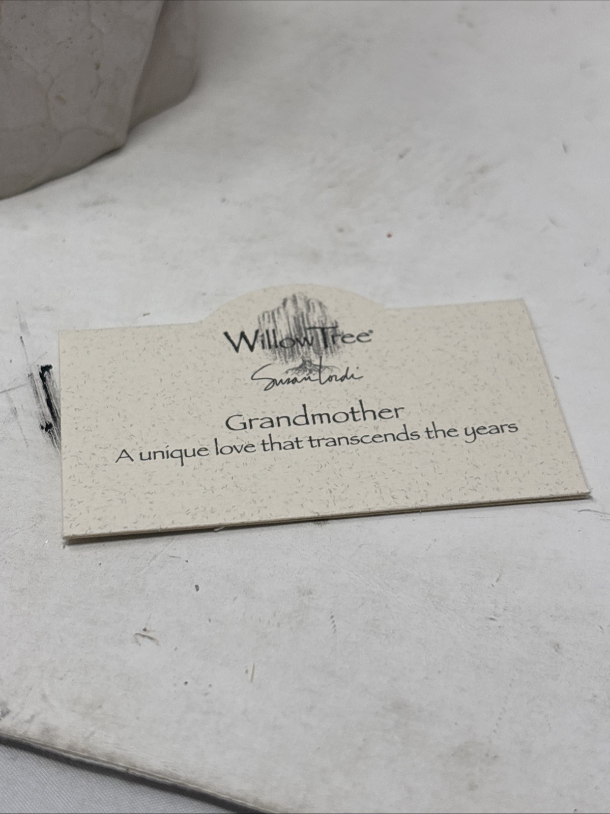 Willow Tree Grandmother, Sculpted Hand-Painted Figure. Read