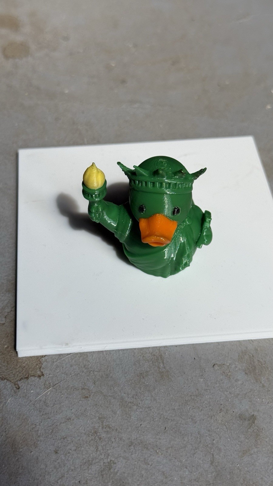 Liberty Duck™ – 3D Printed Statue of Liberty Duck | 4th of July Decor Gift USA