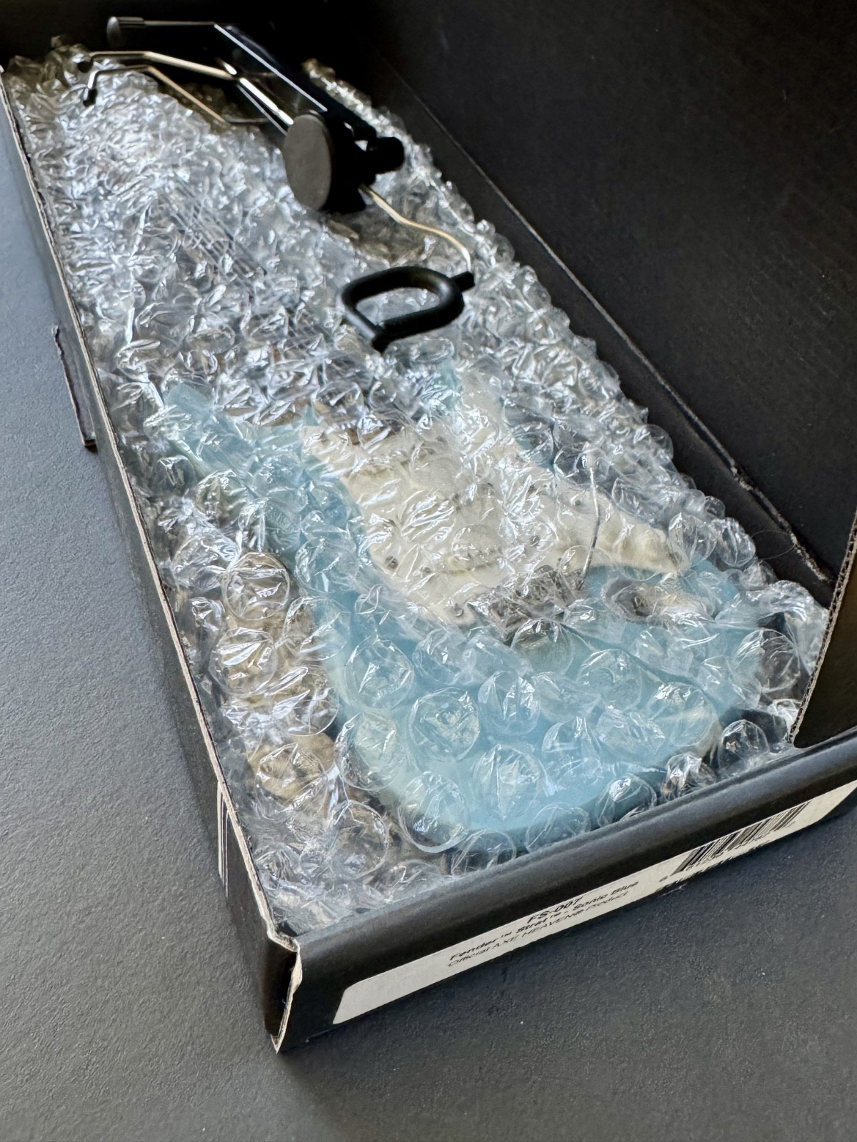 Axe Heaven Fender Stratocaster Sonic Blue Mini Guitar Replica NEW Open Box
