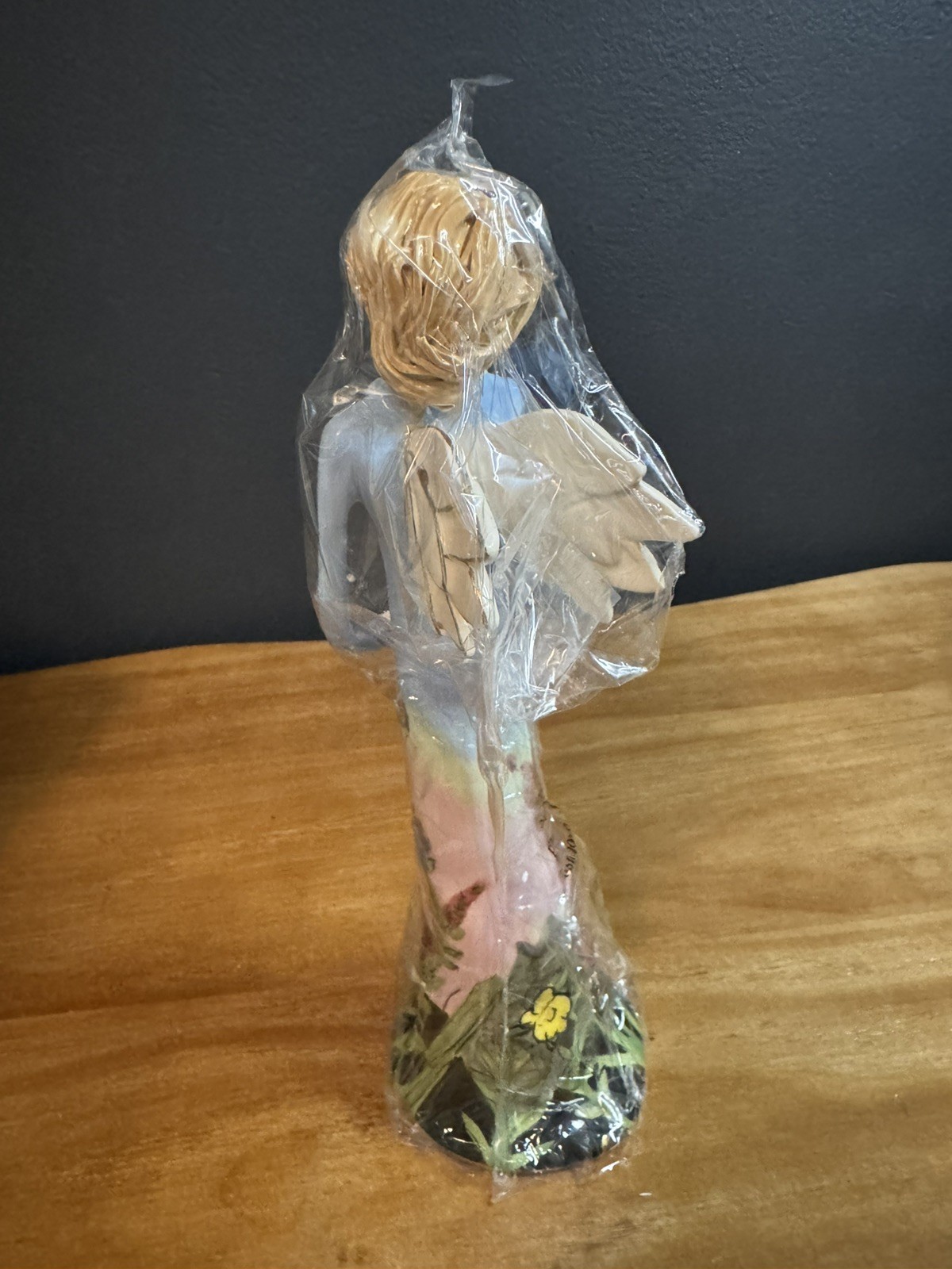 Vintage 2002 Blue Sky Corp Tall Ceramic Angel By Heather Goldminc 11 inches