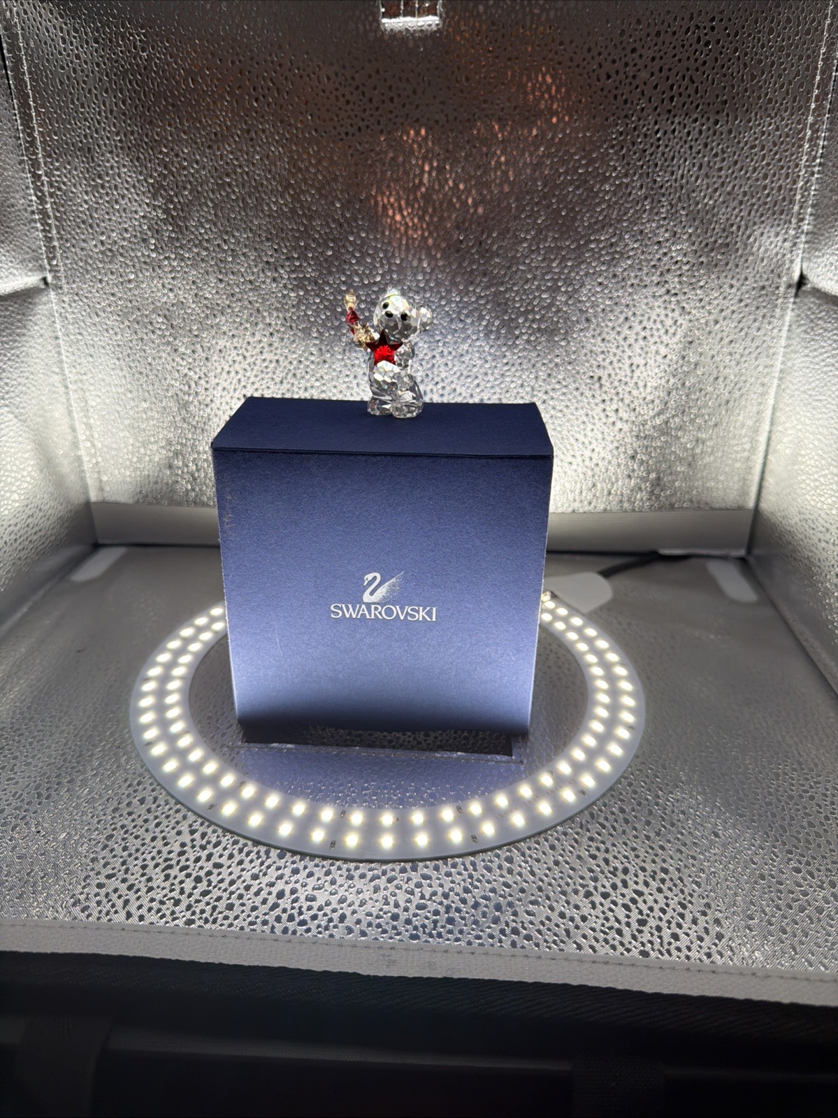 Swarovski Crystal Kris Bear Christmas Stars Annual Edition 2009 Figurine 1006048