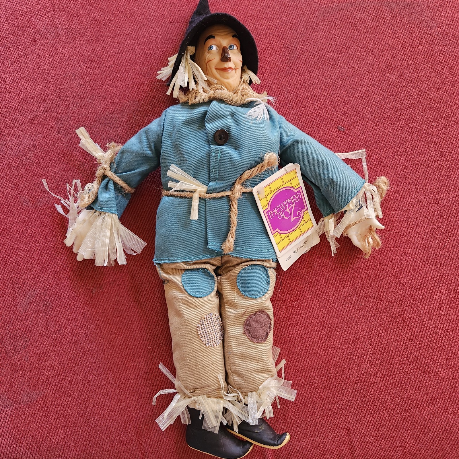 Vintage 1987 Scarecrow Wizard Of Oz Doll Presents Turner 14 inch Action Figure