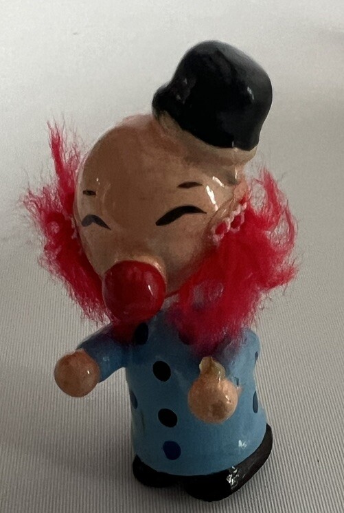 Lot of 16 Goula Made in Spain/Germany Vintage Wooden Collectibles Circus Figure