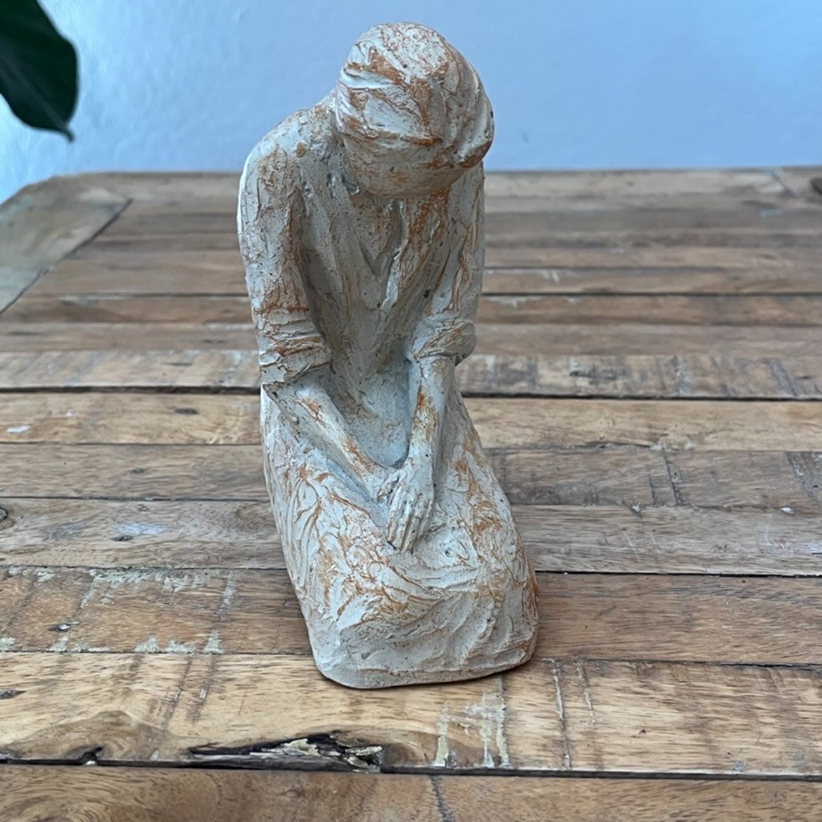 Cindy Burden Studio Sweet Hour Of Prayer Signed Sculpture