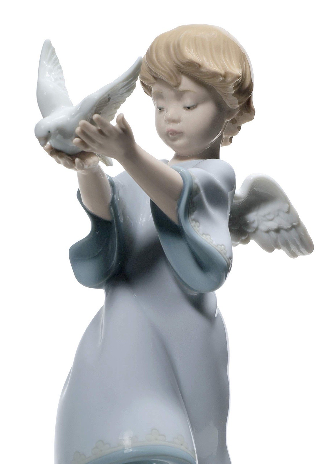 Lladró Porcelain Angel Praying Figurine