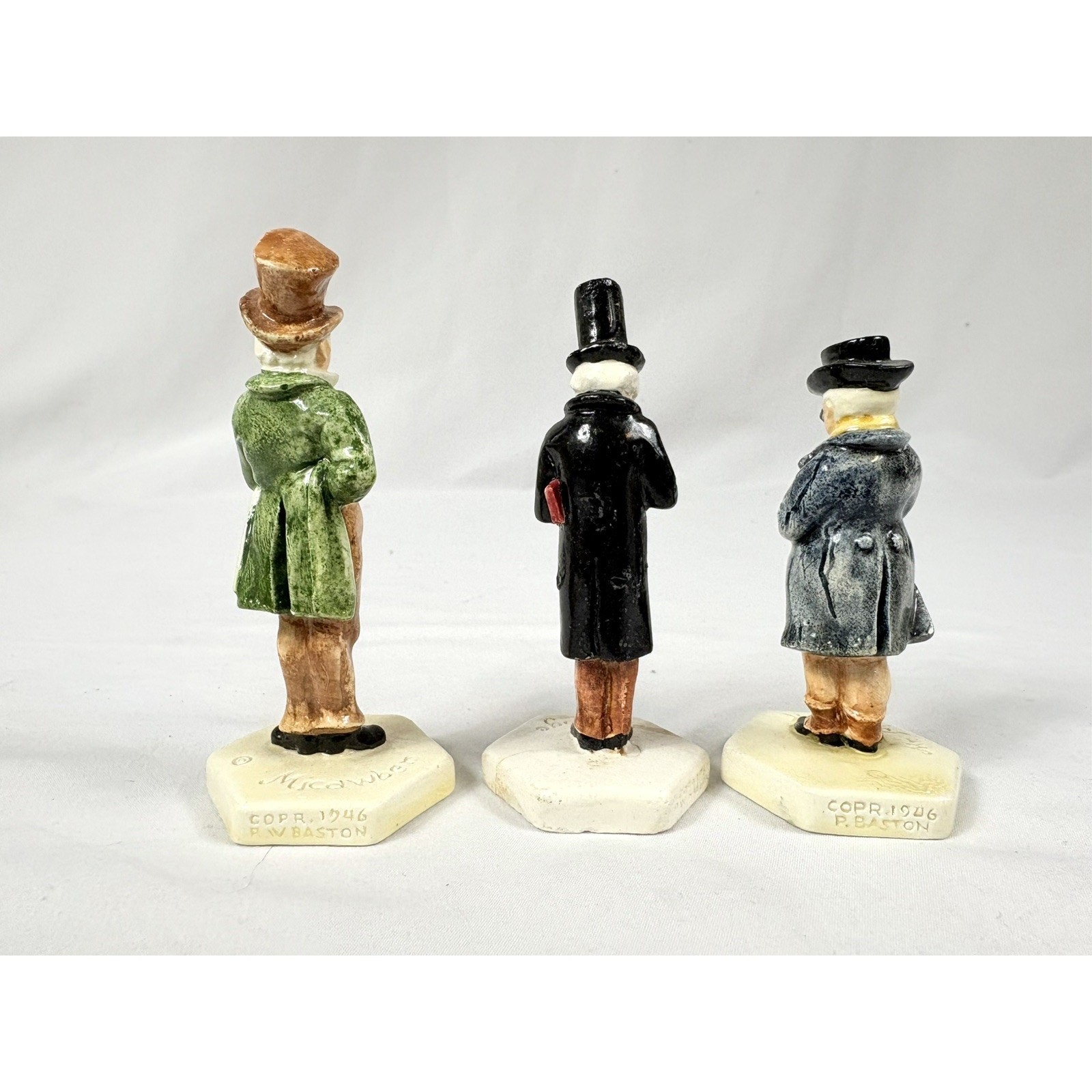 Vtg Sebastian Miniatures Lot Charles Dickens Scrooge Colonial Figures Madonna