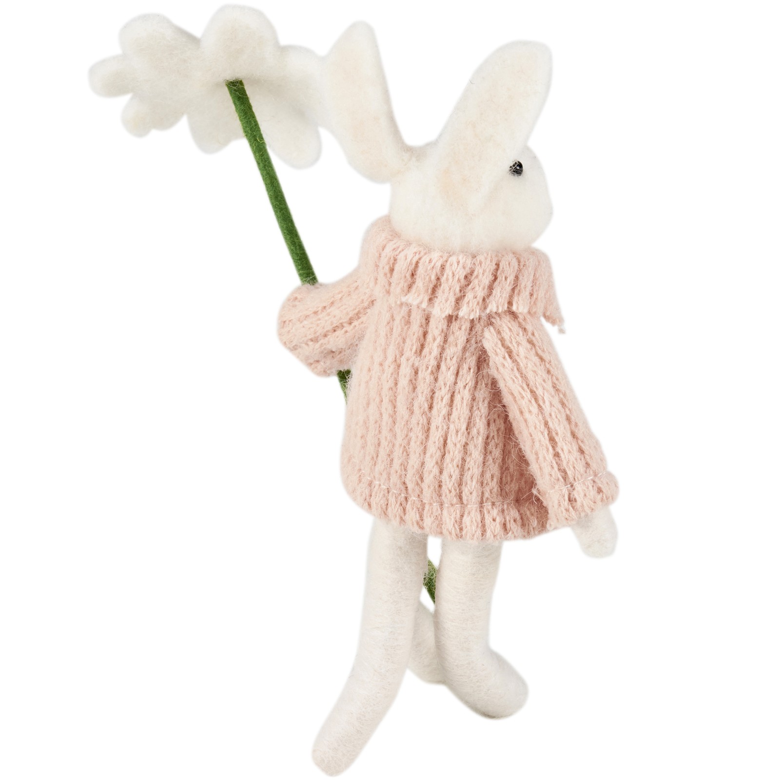 Primitives By Kathy Daisy Bunny Critter Spring Easter Bunny Flower Decoration