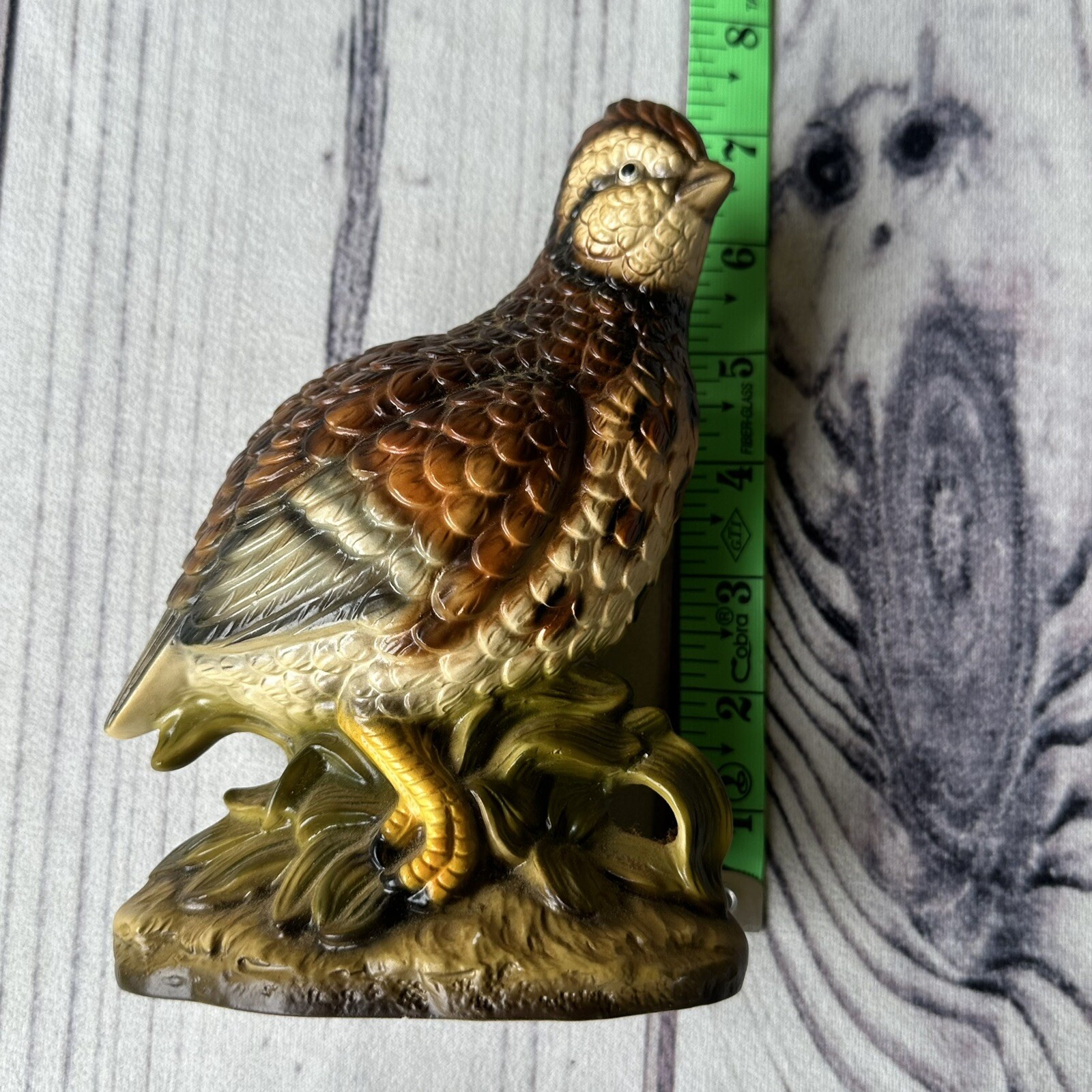 Vintage UCGC Pheasant Figurine 6 1/2″ Outdoor Woodland Decor