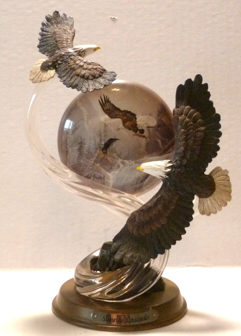 SUNRISE CASCADE Figurine By Ted Blaylock for Bradford Exchange, 2003, F2002