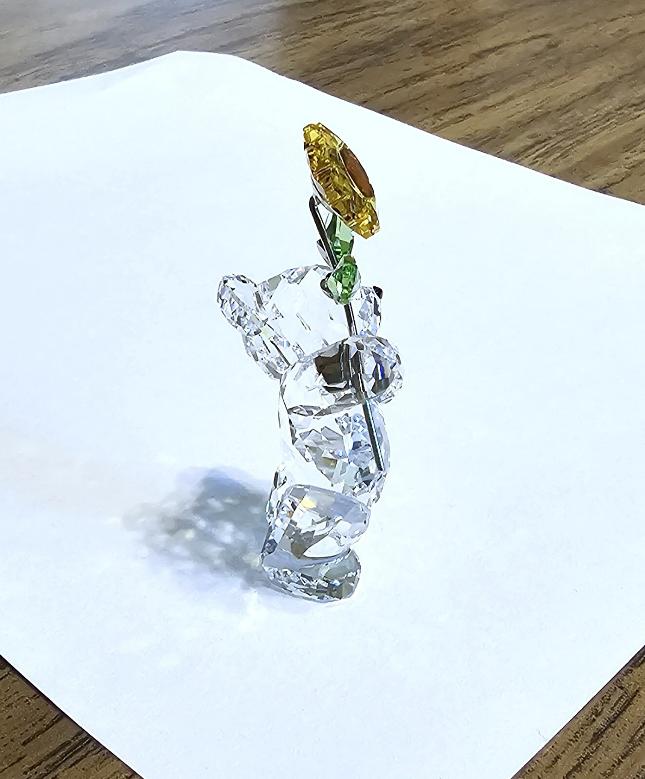 🌻 Swarovski Crystal 2006 “Especially for You” Kris Bear Figurine, Sunflower NIB