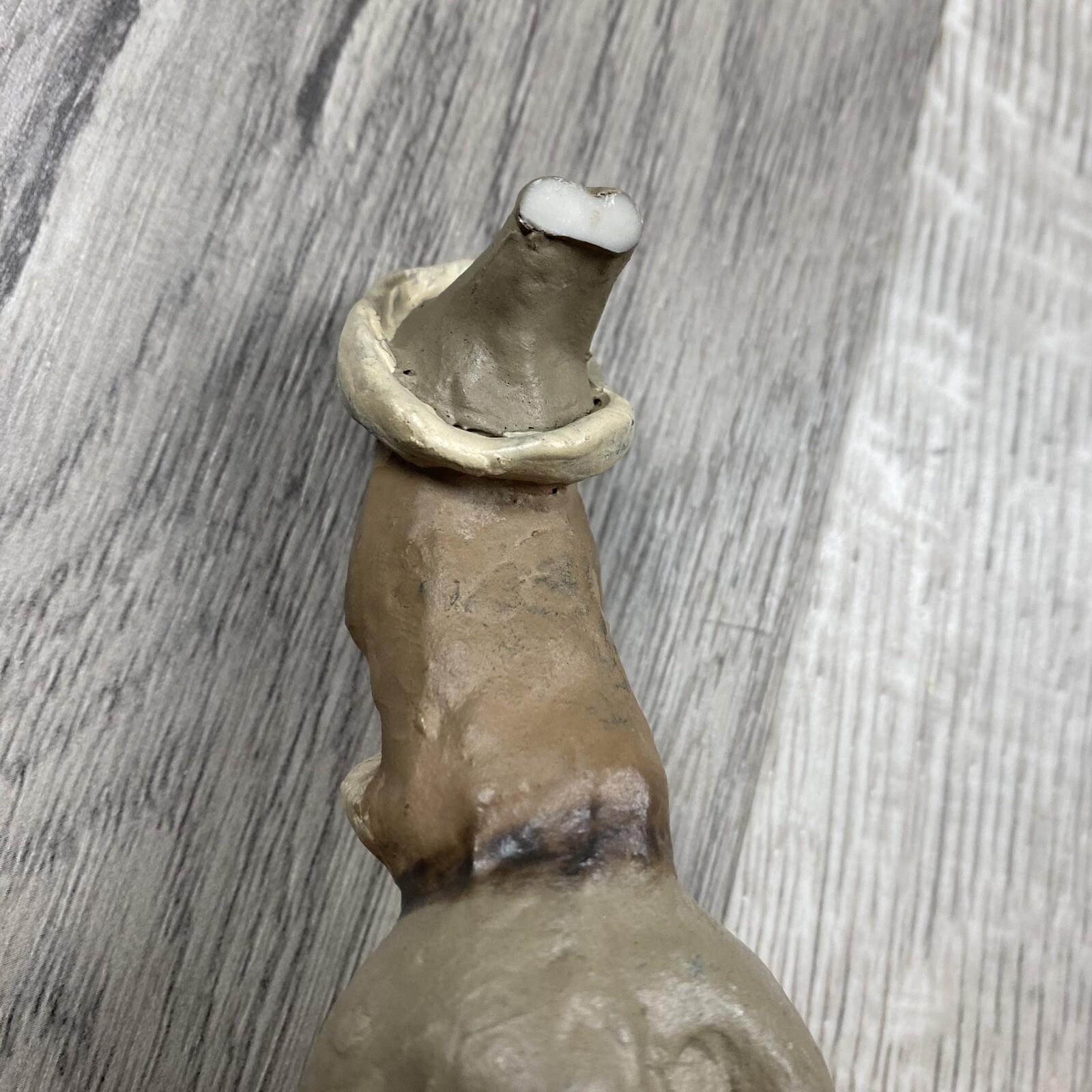 Vintage Hand Carved Wooden Old Man Shaman Wizard