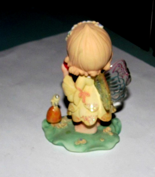 2001 Precious Moments Fairy With Apple Excellent Clean Condition.