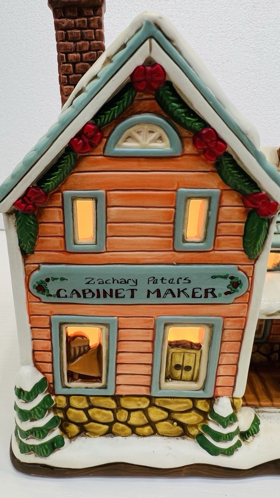 Lefton Colonial Village “Cabinet Maker” 1994 Retired Excellent Condition RARE !