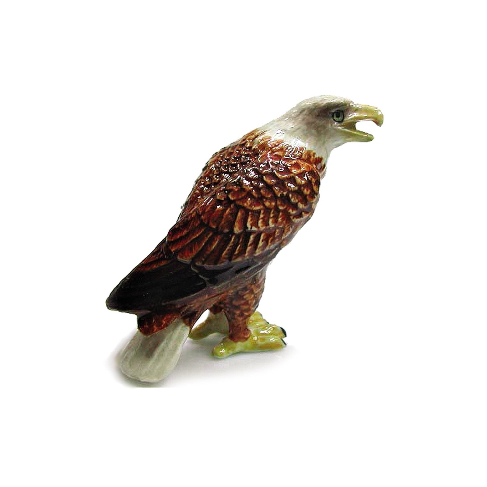 Northern Rose Eagle – Bald Eagle – Home Decor – Miniature Porcelain Figurine