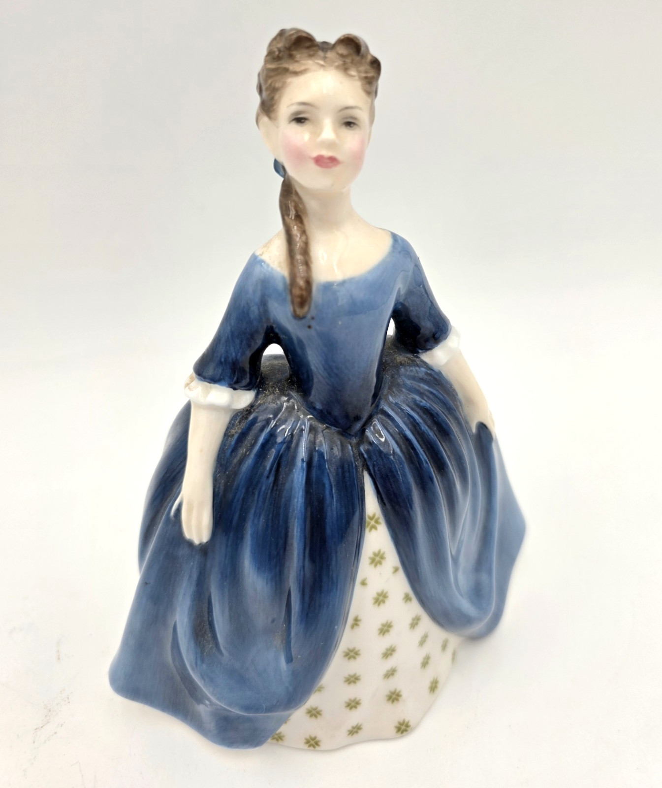 Royal Doulton Debbie HN 2385 Blue Dress Bone China Figurine 1968 VTG