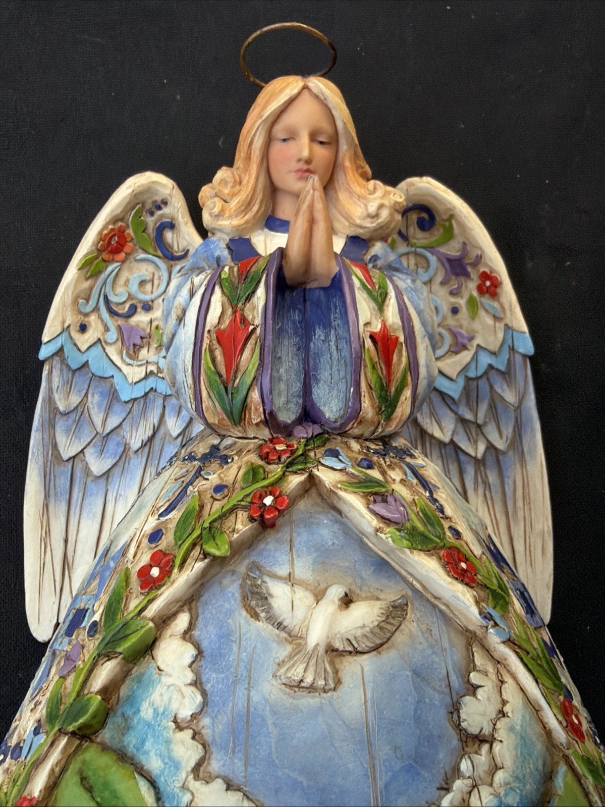 Jim Shore Enesco PEACEFUL JOURNEY Bereavement ANGEL Figurine