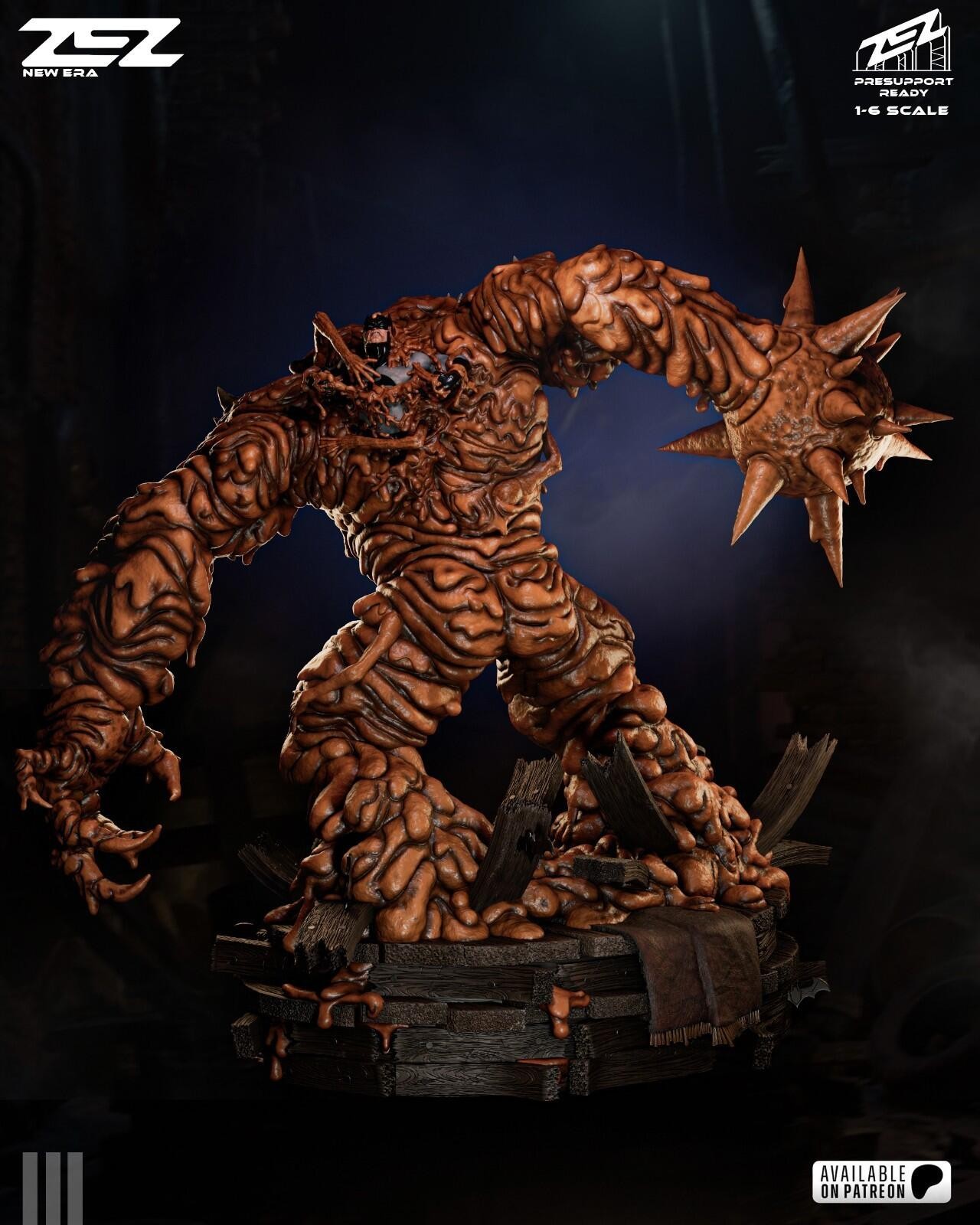 Clayface | 3 Switchouts | High Quality Unpainted Resin Garage Kit 1:8