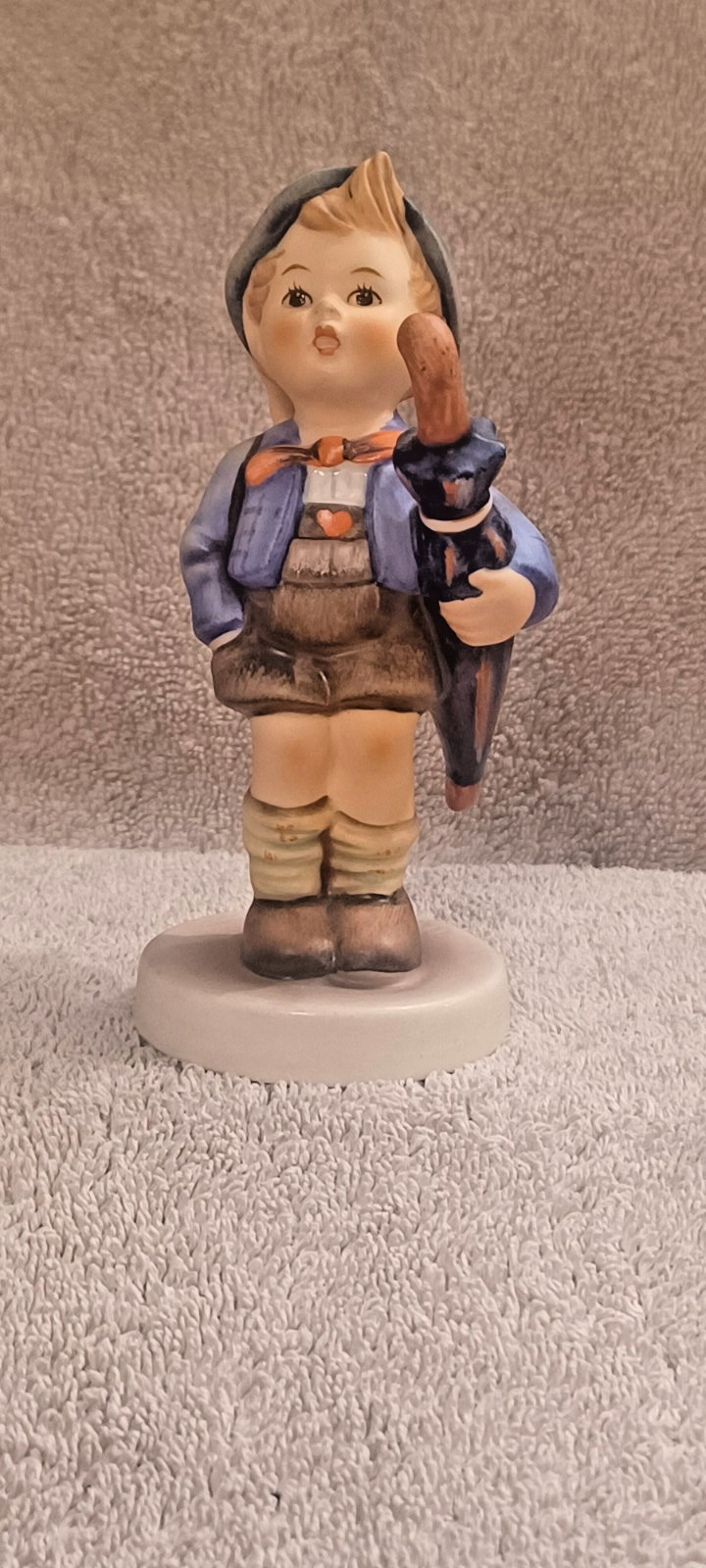 Vintage Hummel Figurine Small Boy Home From Market Made in West Germany 198 2/0