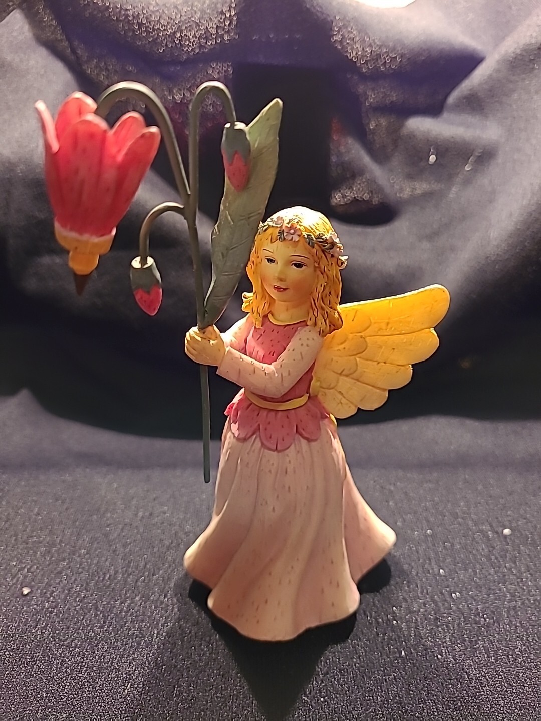 Demdaco Wildflower Angels “Shooting Stars for Young Love” Angel Figurine 2002