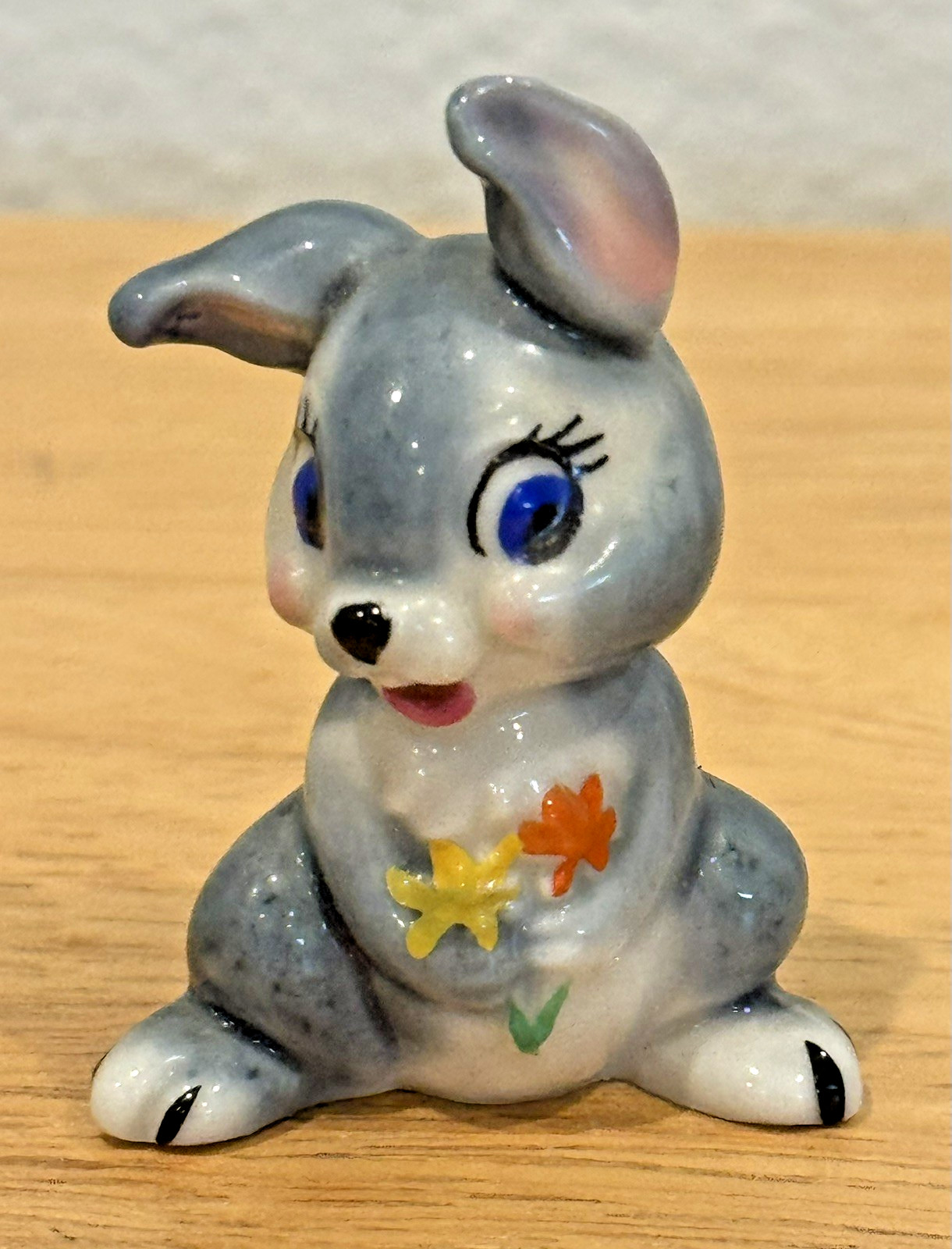 Vintage Disney Wade Hat Box Series THUMPER From BAMBI 2″ Porcelain Figurine