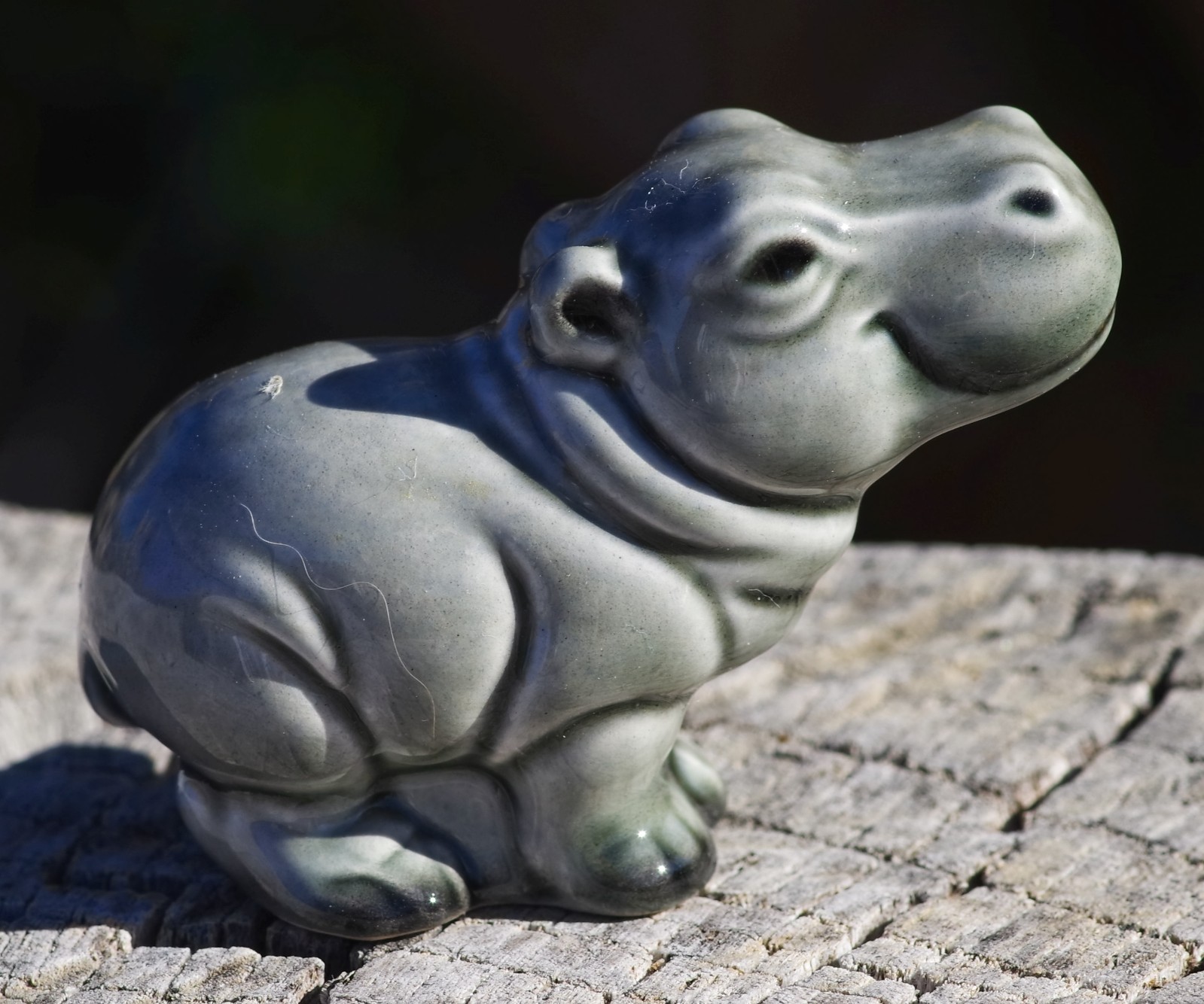 VINTAGE Goebel HIPPOPOTAMUS Porcelain Figurine Made in Germany 1970’s