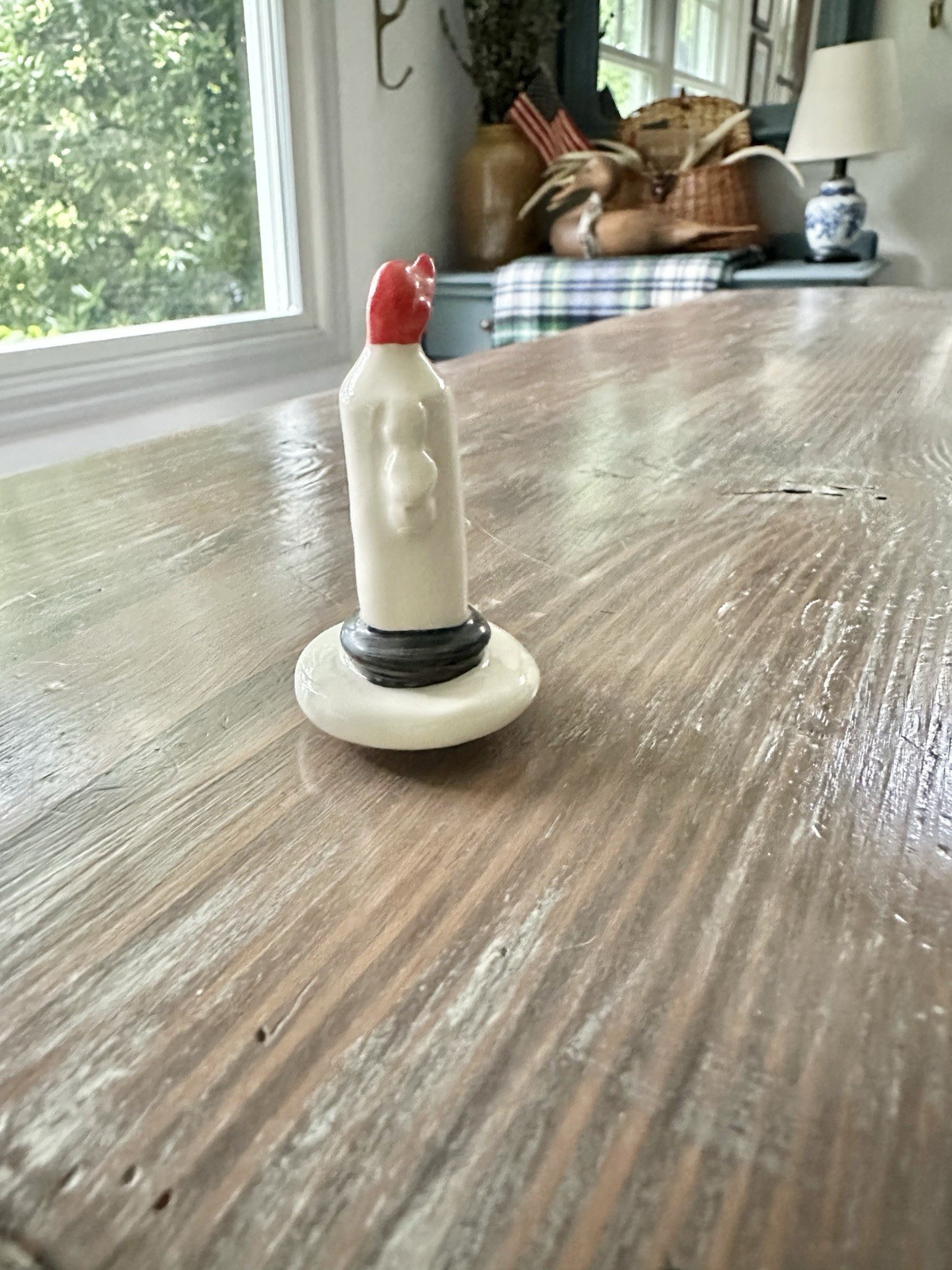 Vintage Goebel Candlestick Figurine Made In West Germany 2.25”