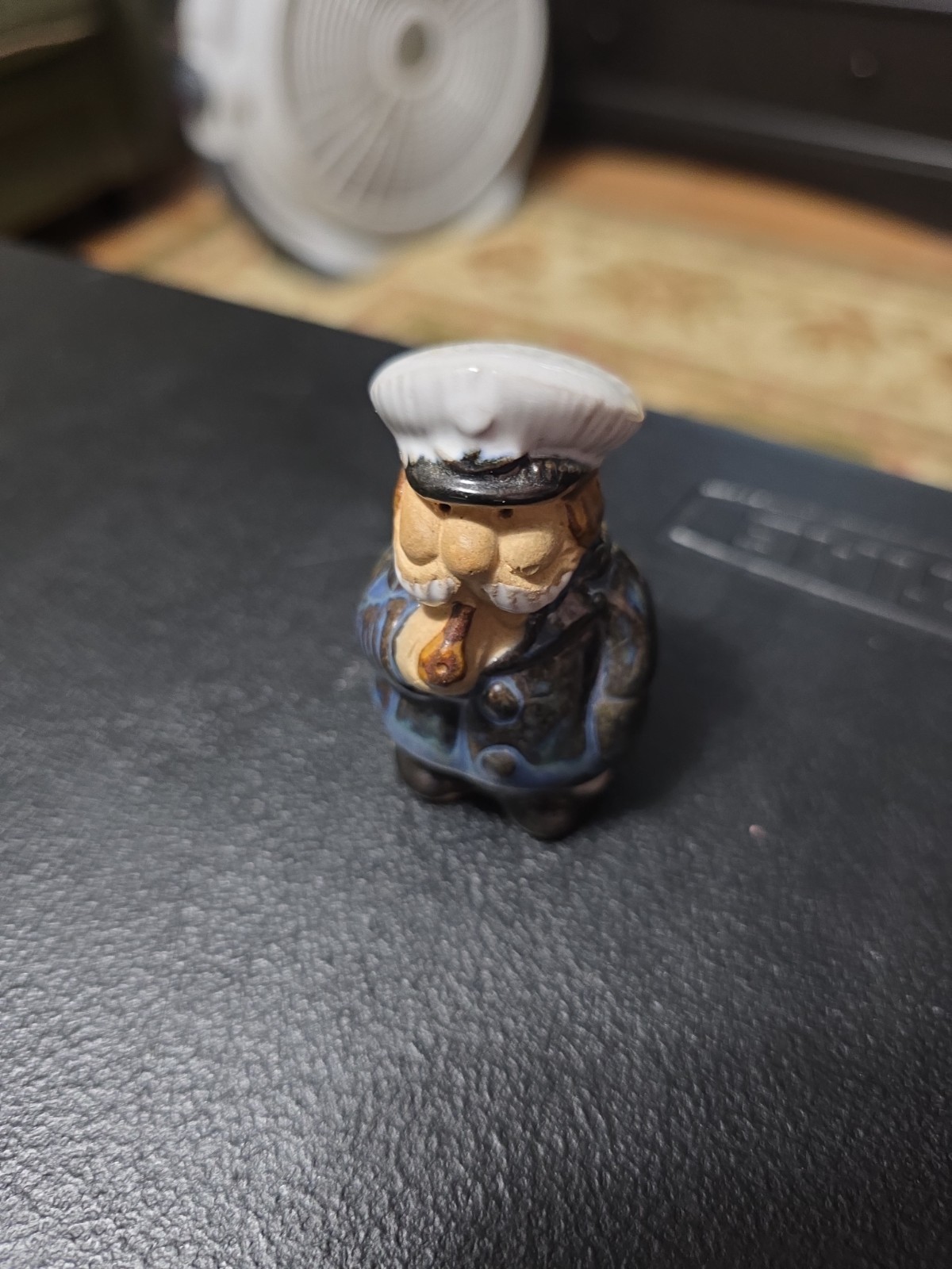 Vintage 1960 Ceramic OLD SALT Sea Captain Figurine With Pipe Europe