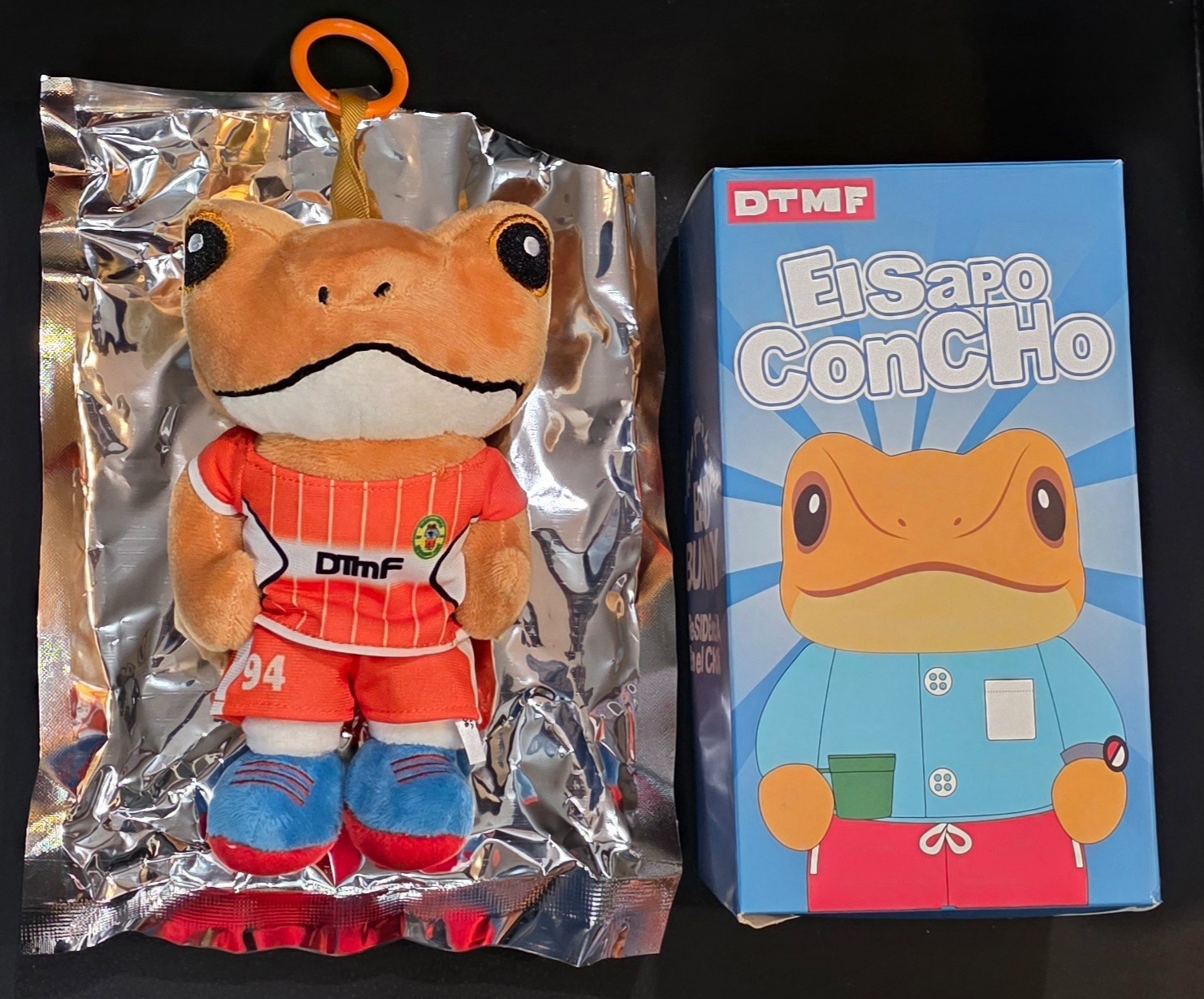 Bad Bunny Sapo Concho DTMF plush Keychain Isleño / Soccer Player AUTHENTIC