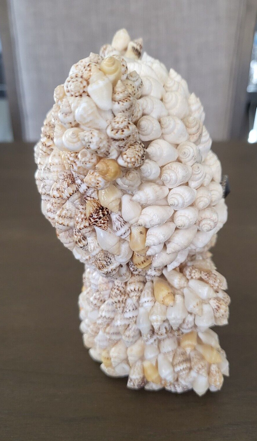 Bear Shell Figurine 5″ Tall Handcrafted Intricate Detailed Art Decorative 10 OZ