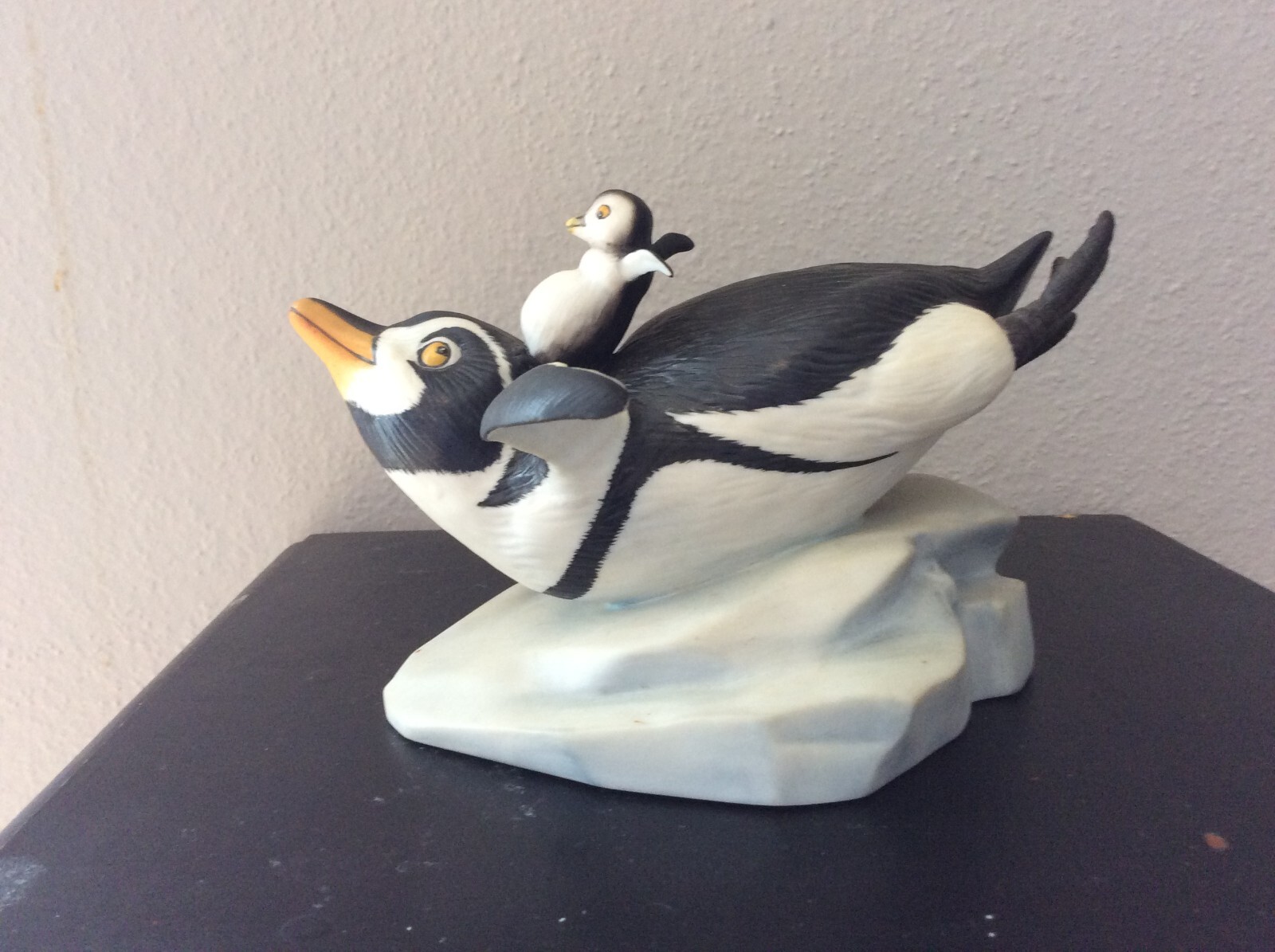 Franklin Mint Penguin Collection titled “Whee!” 6″x 5″