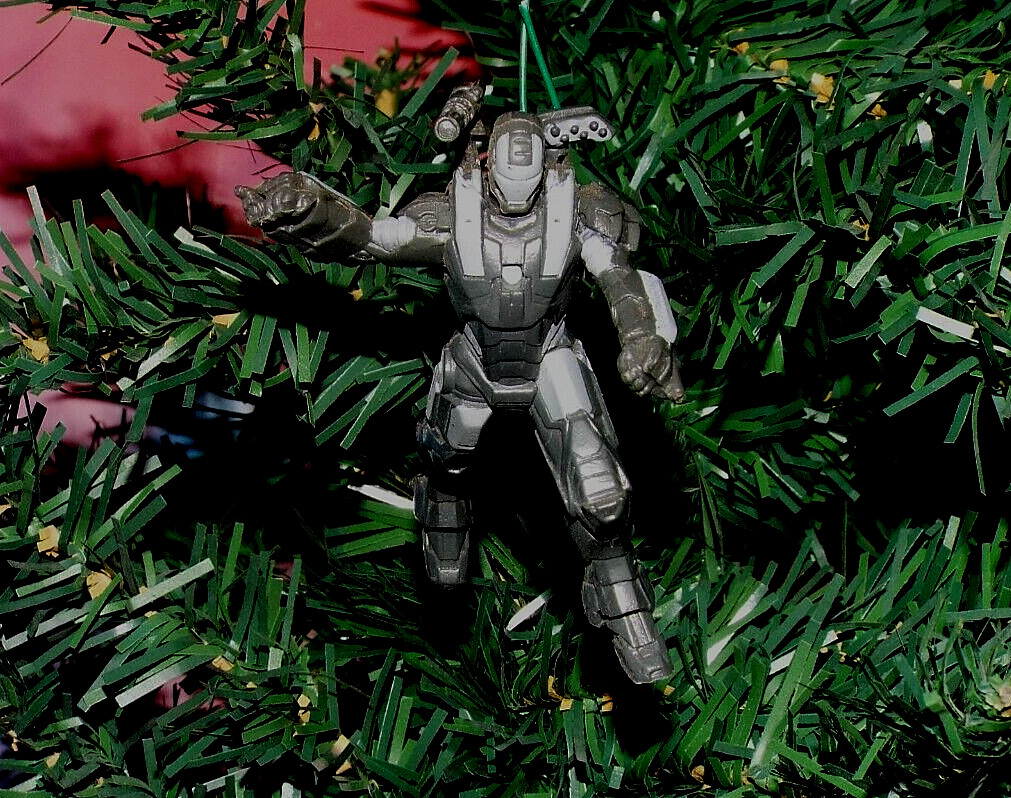 MARVEL MCU IRON MAN CUSTOM WAR MACHINE 3″ FIGURE CHRISTMAS ORNAMENT