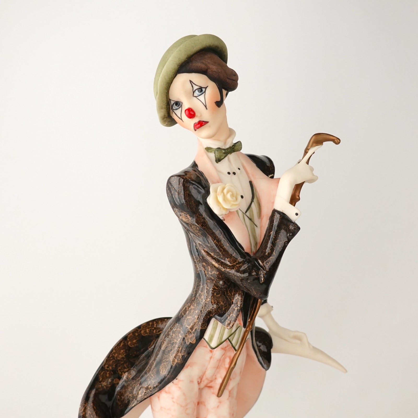 RARE Giuseppe Armani 742C Clown Lady Moon Figurine Statue LE #226/7500 w/BOX COA