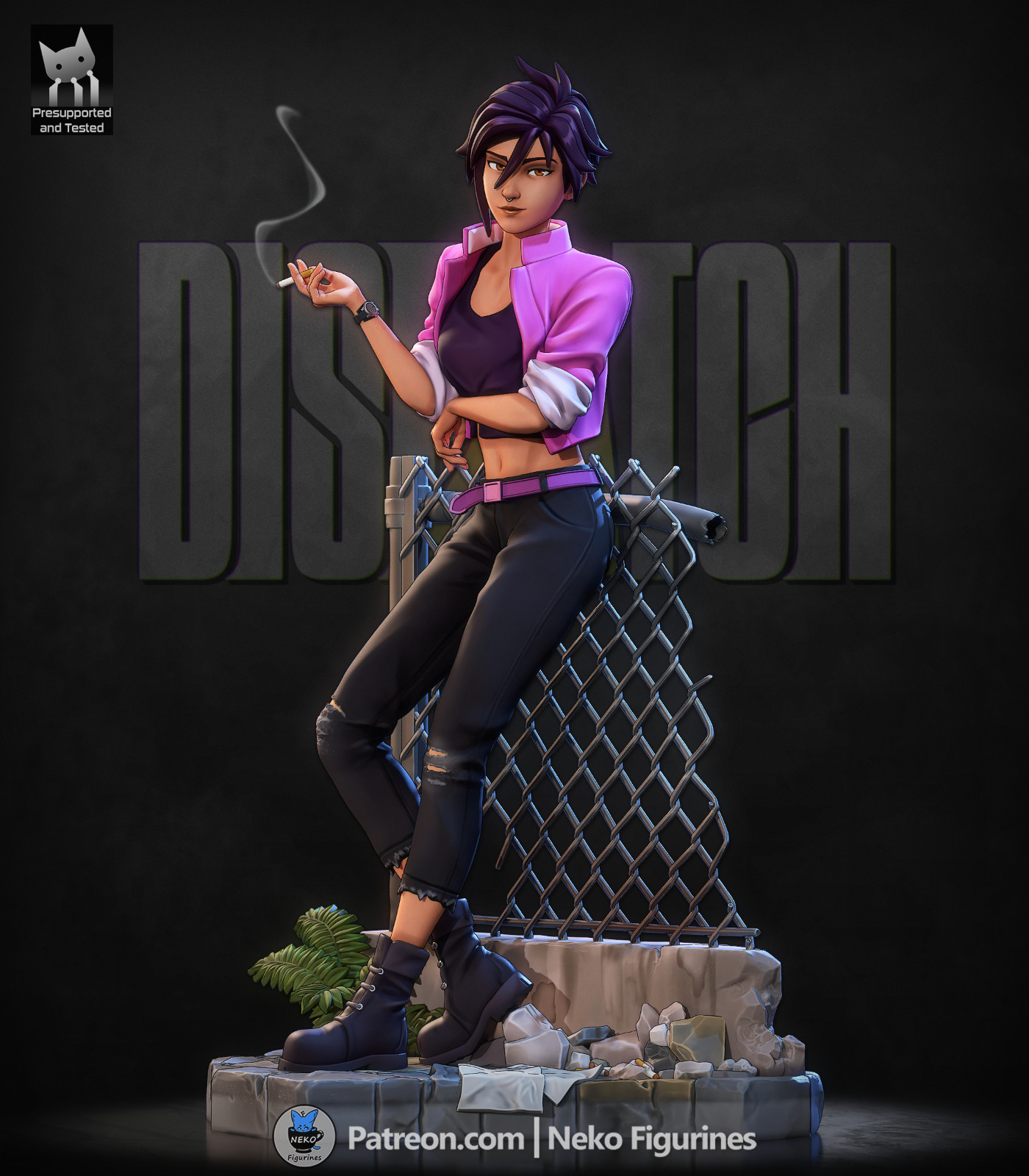 Invisigal – Dispatch | Original Character | UNPAINTED | 1/8 Scale Resin Kit