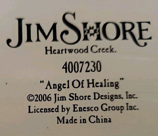 2006 Jim Shore Heartwood Creek “ANGEL of HEALING” Nurse Angel Figurine