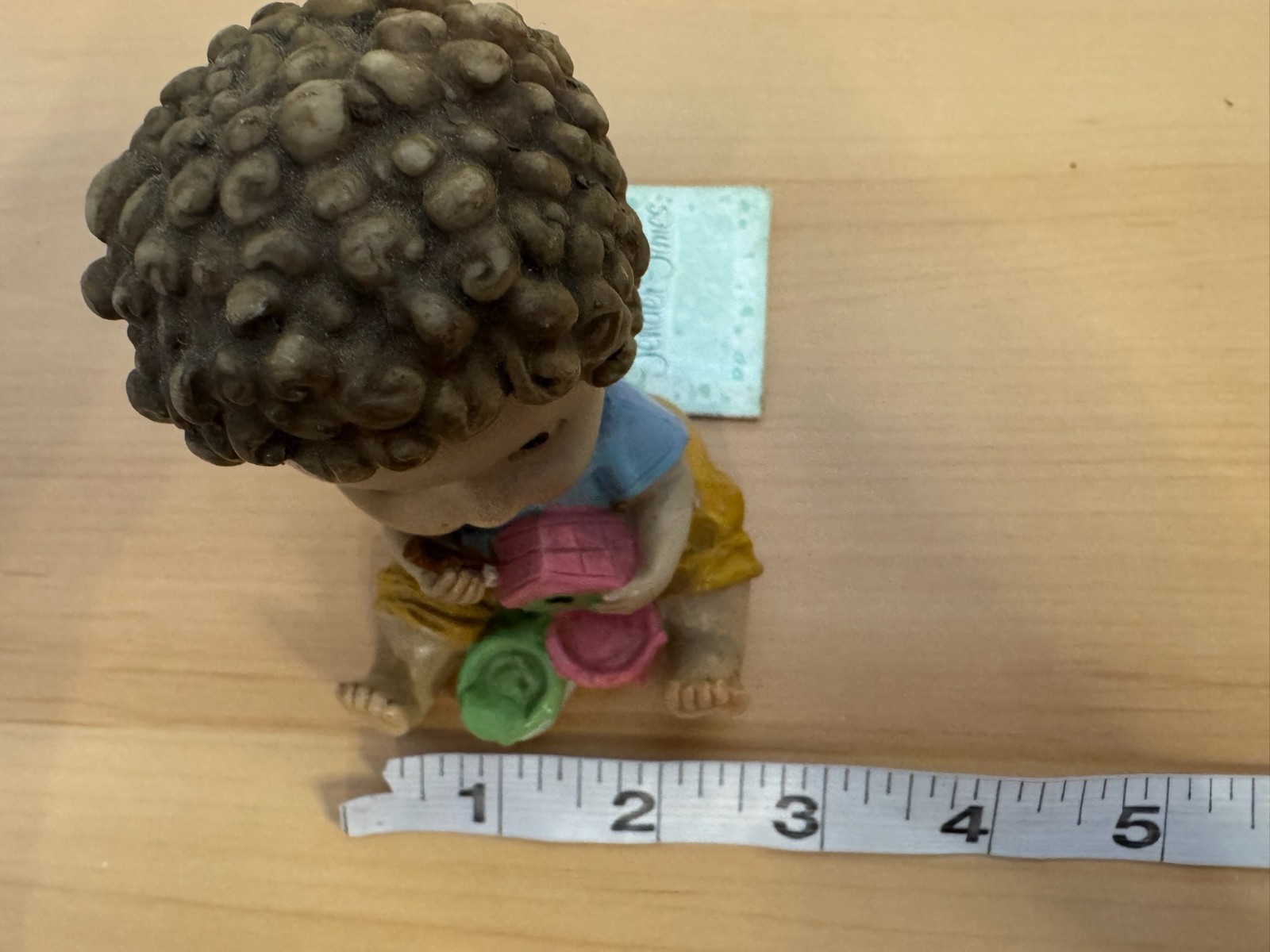 Tender Times Vintage Boy Painting Figurine