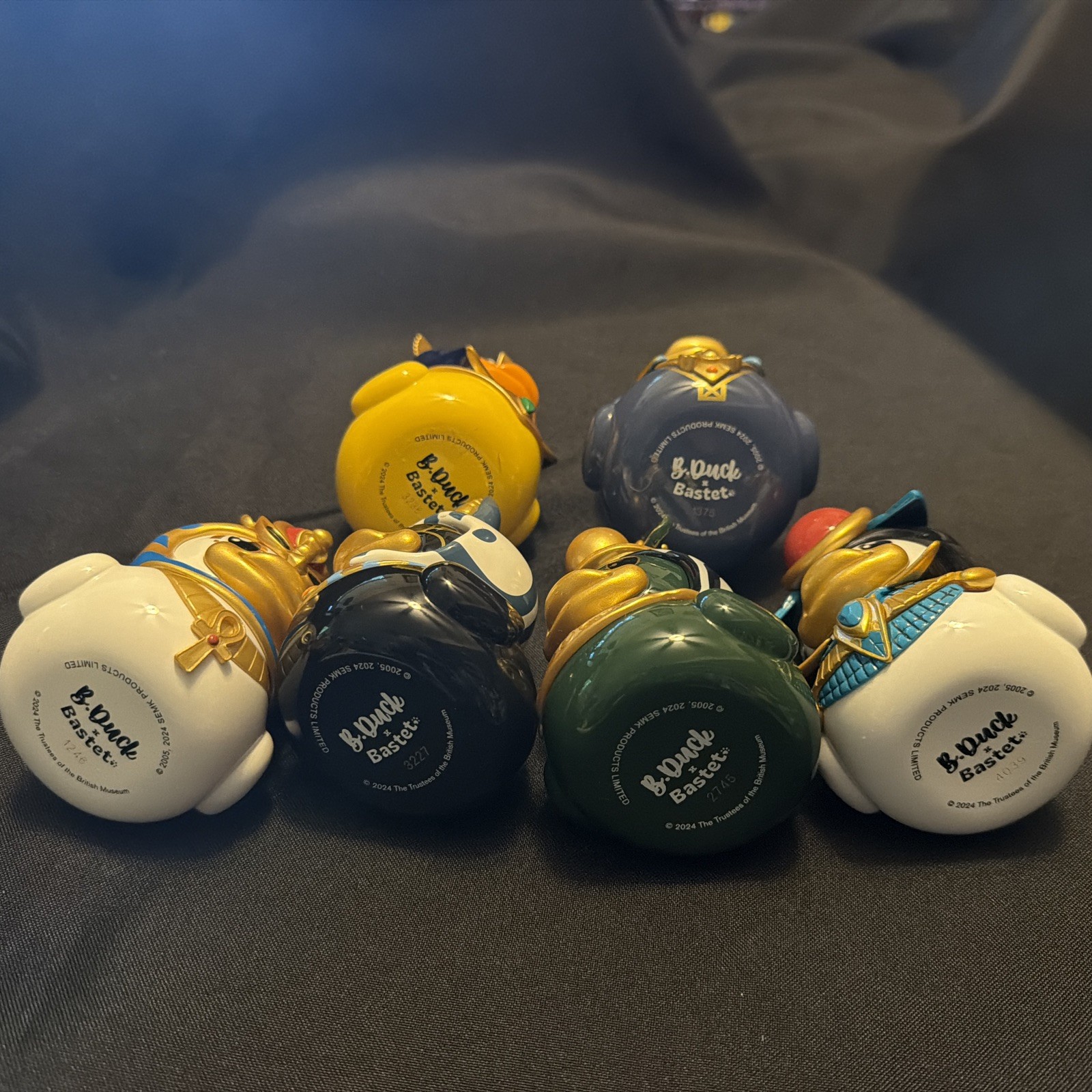 B.Duck x British Museum Blind Box, Egyptian God Collectible Duck Figurines 6 Set
