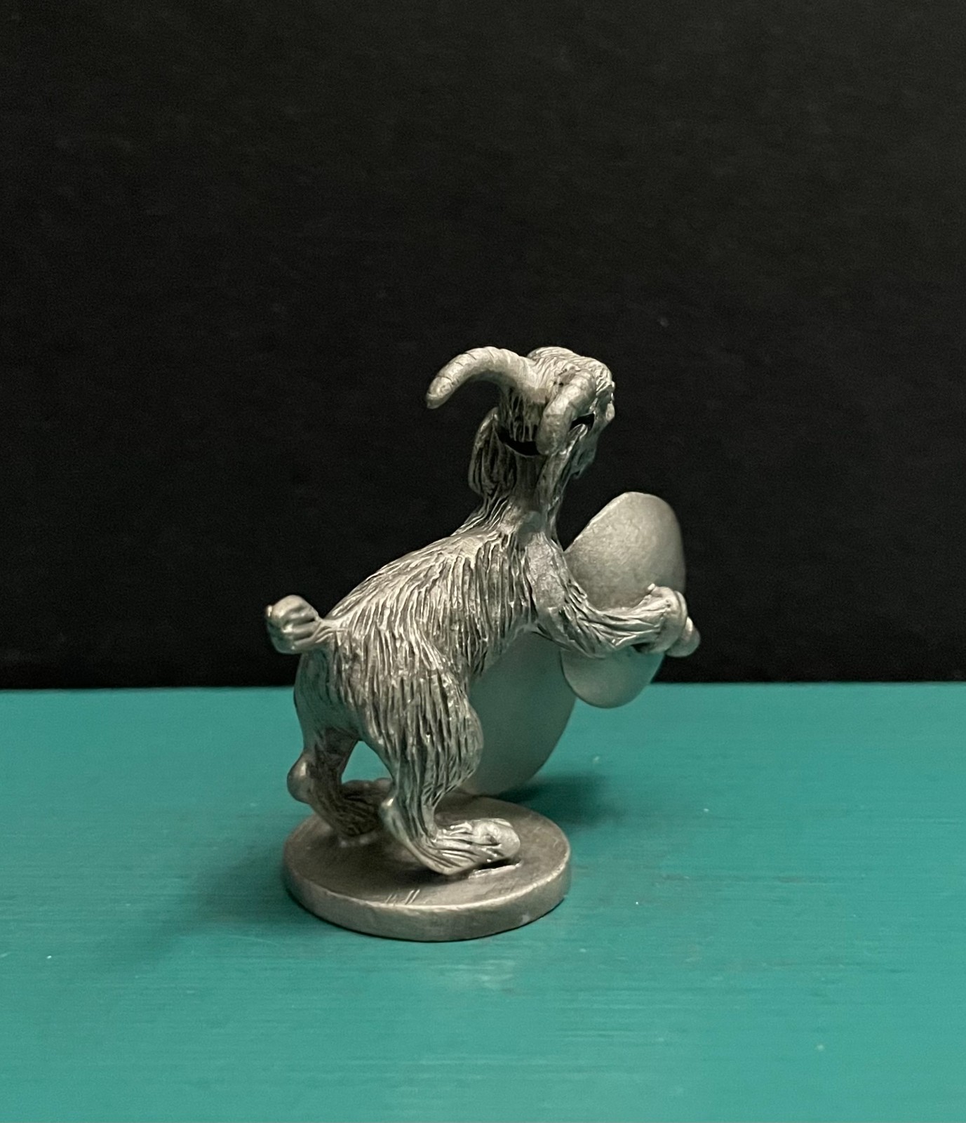 Hudson Pewter Metal Goat Cymbals Percussion Marching Animal Band Mascot Figurine