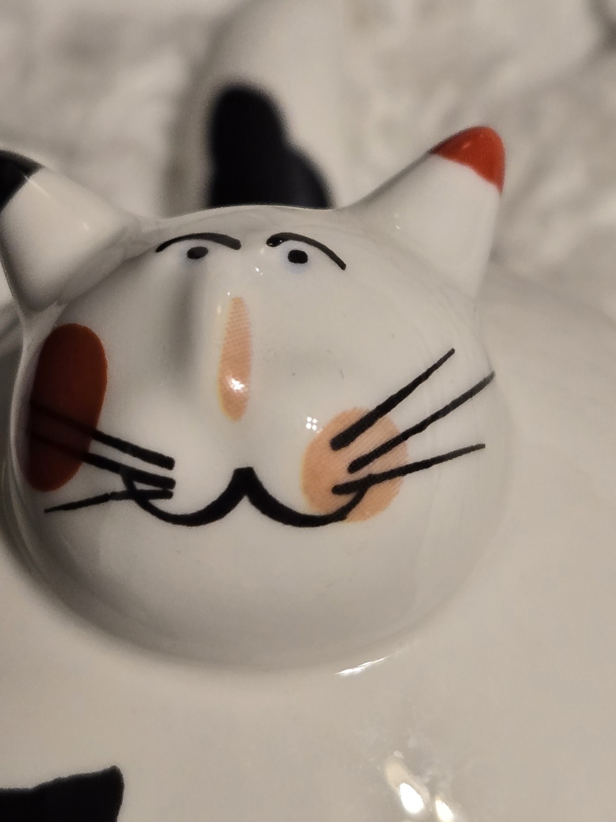 Vtg Villeroy & Boch Cat Figurine France Collectable