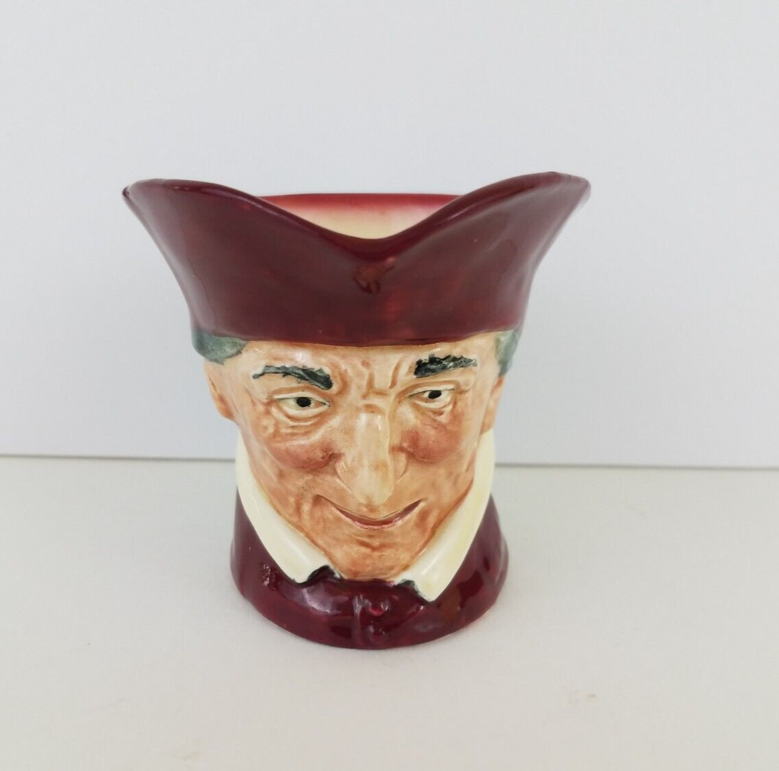 Vintage Royal Doulton Toby Jug Cardinal Mug Small 3.75″ Made in England A Mark