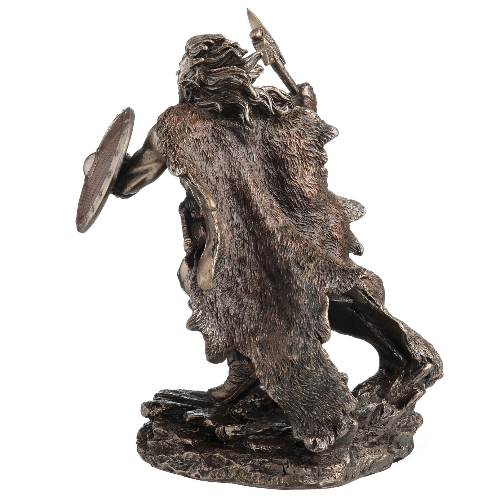 Veronese Design 8 3/4 Inch Viking Berserker Ragnar’s Charge Cold Cast Resin